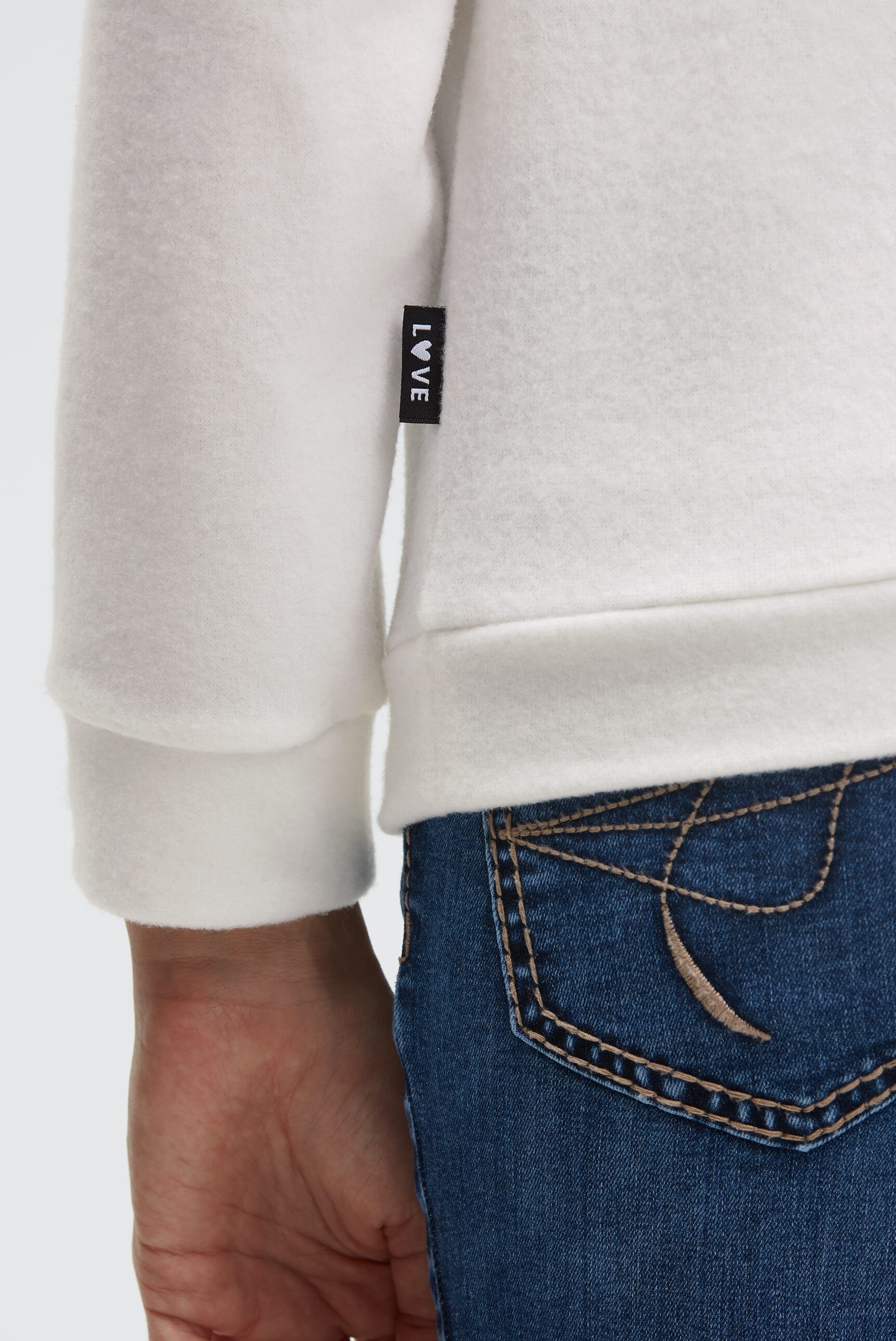 SOCCX Kapuzenpullover aus Flauschstrick