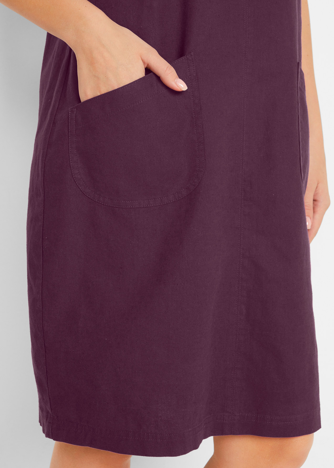 Thumbnail - bonprix Minikleid "Minikleid mit Leinen" Minikleid mit Leinen