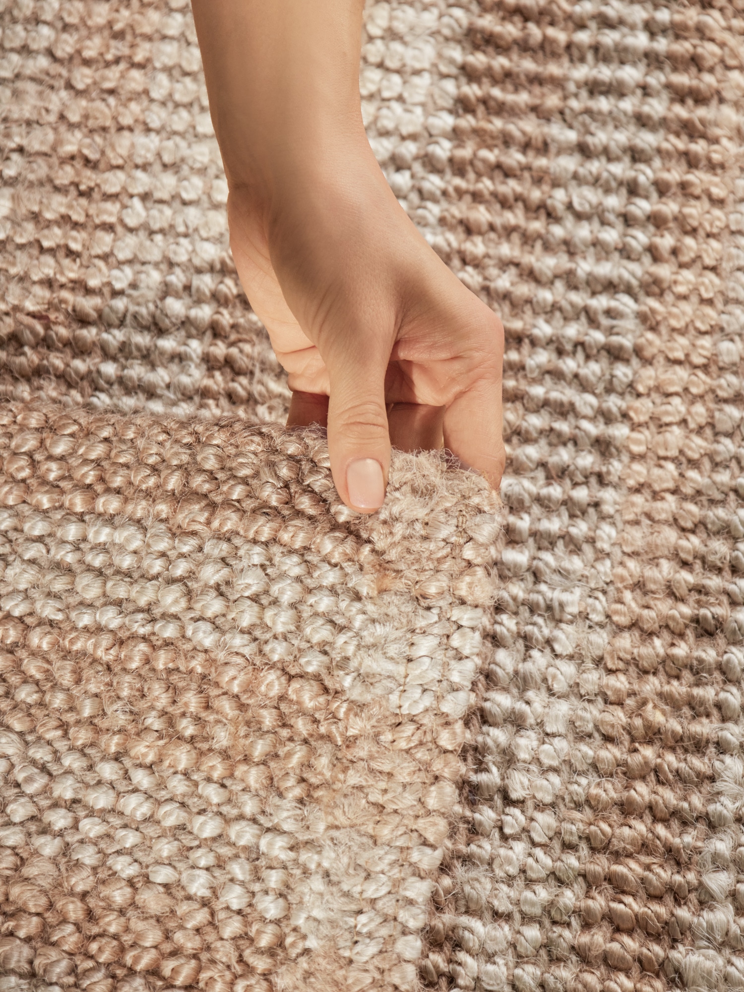 ELLE DECORATION Teppich »Juteteppich Amber« rechteckig 10 mm Höhe Jute, Natur, Wohnzimmer, Esszimmer, Schlafzimmer, Flur, Modern, Boho