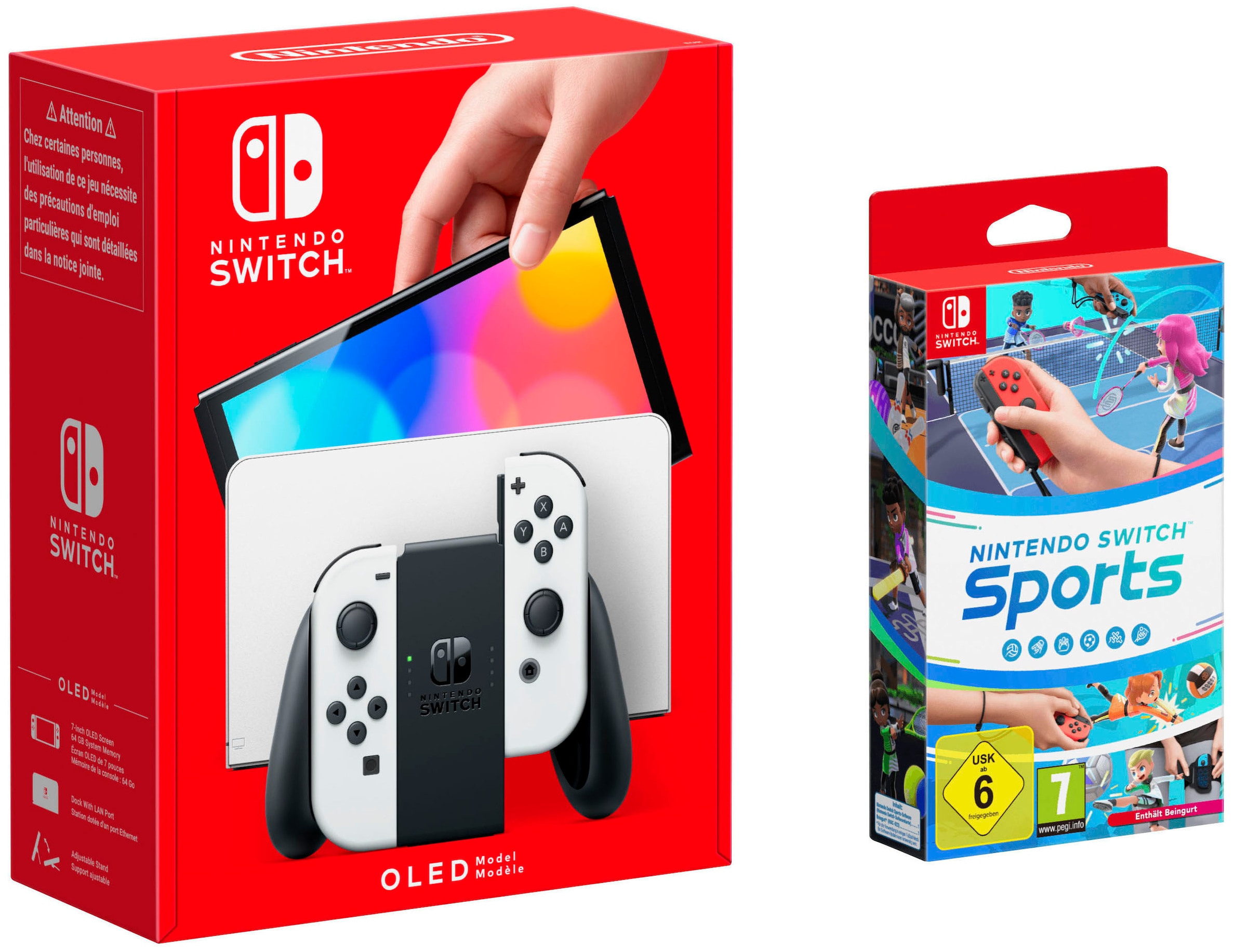 Nintendo Switch Spielekonsole, OLED-Modell, inkl. Switch Sports | BAUR | Switch