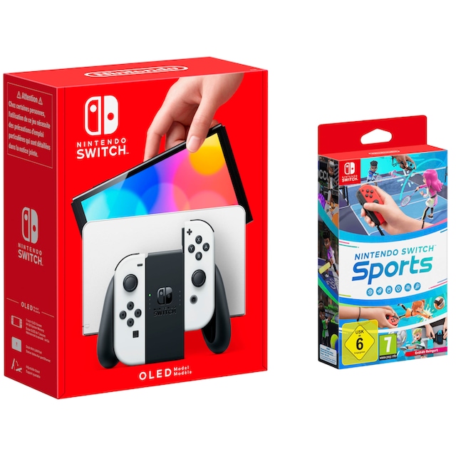 Nintendo Switch Spielekonsole, OLED-Modell, inkl. Sports | Switch BAUR