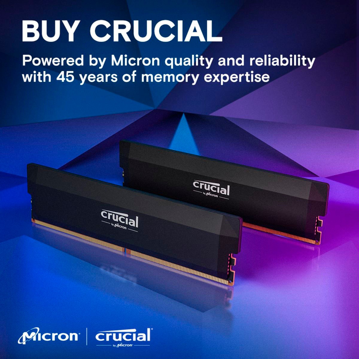 Crucial PC-Arbeitsspeicher »Pro DDR5-6000 16GB UDIMM: OC«