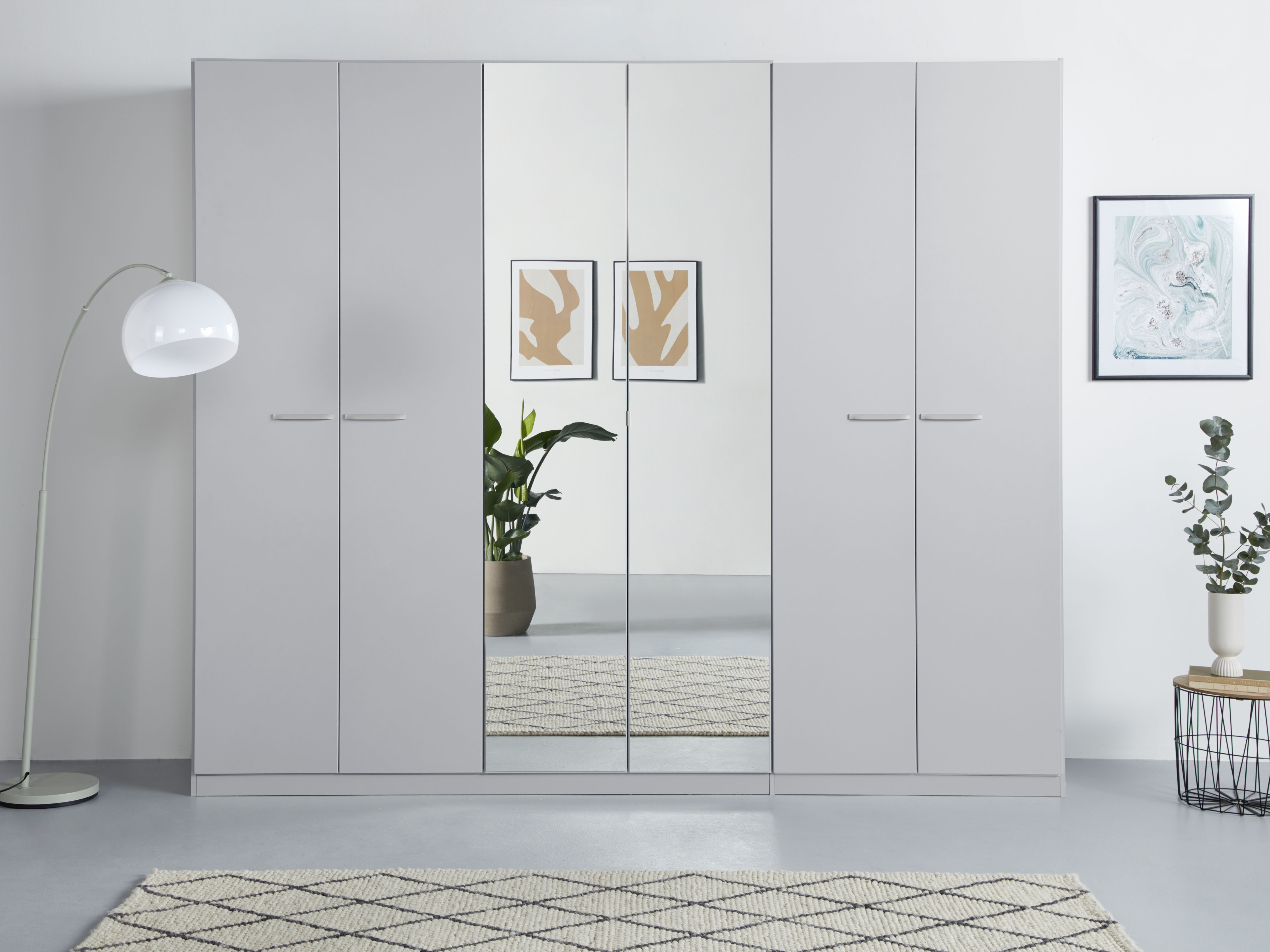 OTTO home Kleiderschrank "Mehrzweckschrank Aktenschrank Möbel Mietswohnung Schlafzimmer OTELI" erhältlich in Breiten 91-360 cm, ab Breite 136cm inkl. Innenschubladen, mit zusätzlichen Einlegeböden, optional mit Spiegel MADE IN GERMANY