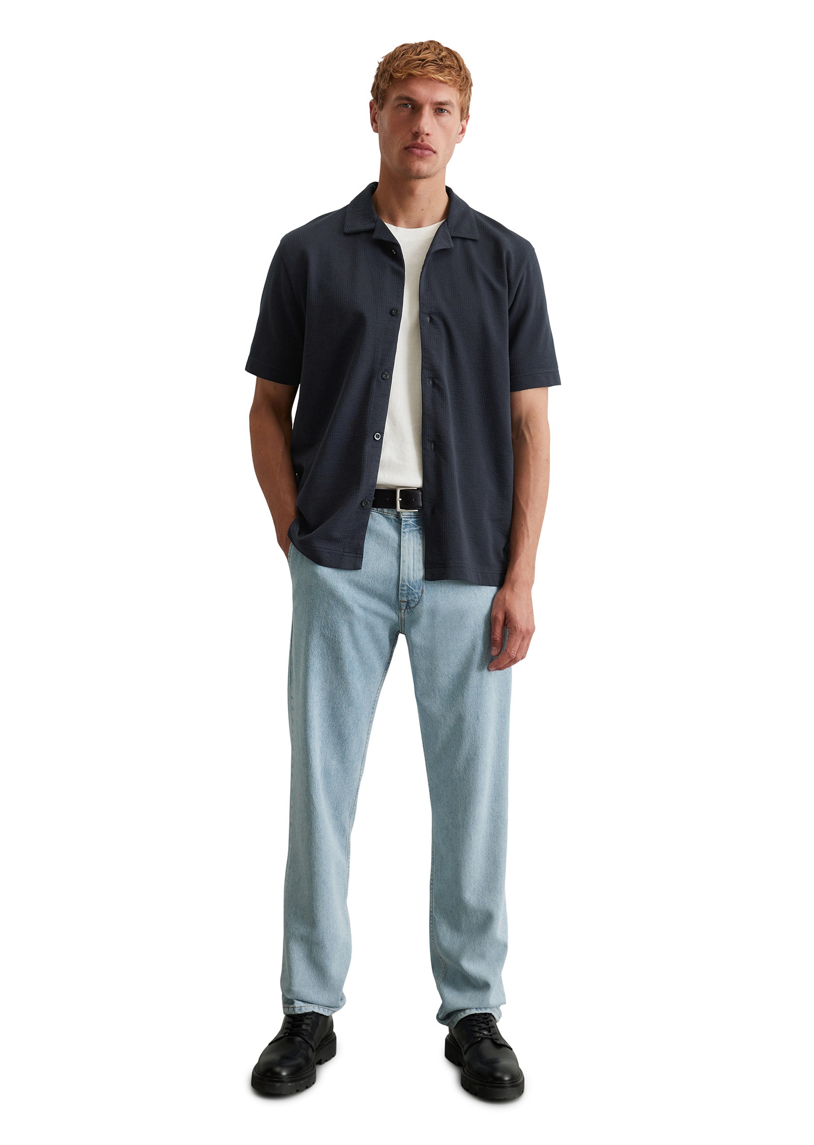 Marc O'Polo Poloshirt »aus Bio-Baumwoll-Mix«
