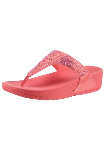 Dianette »LULU CRYSTAL EMBELLISHED TOE-POST SANDALS - HOTFIX«