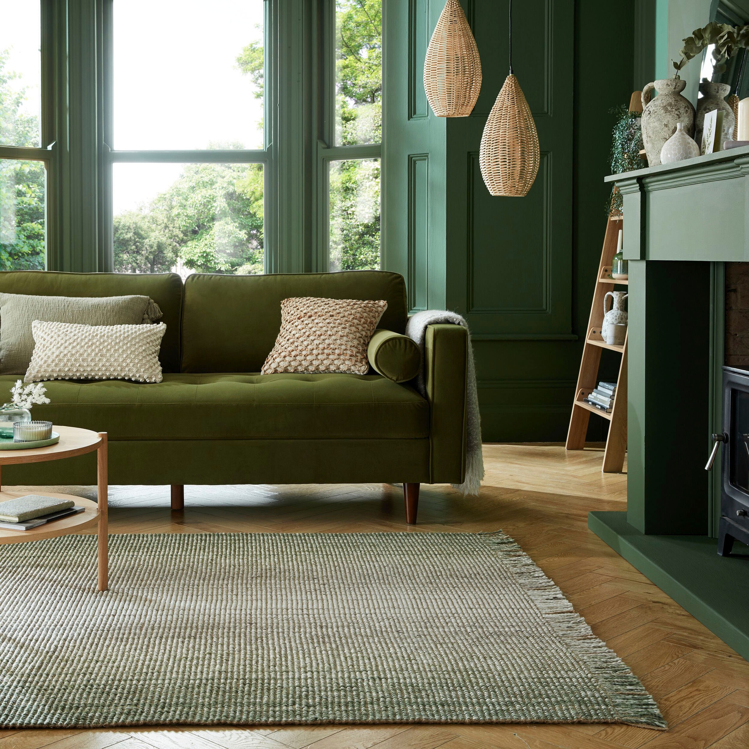 FLAIR RUGS Teppich "Jute Ombre" rechteckig 8 mm Höhe günstig online kaufen
