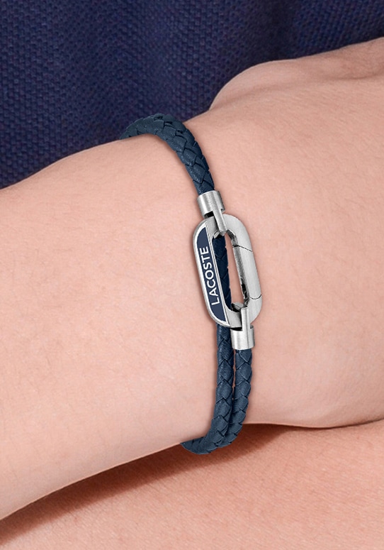 Lacoste Armband »Schmuck Edelstahl Armschmuck Lederarmband STARBOARD«, mit Lacoste  Krokodil - zu Hoodie, Shirt, Polo, Jeans, Jacke, Sneaker! ▷ bestellen | BAUR