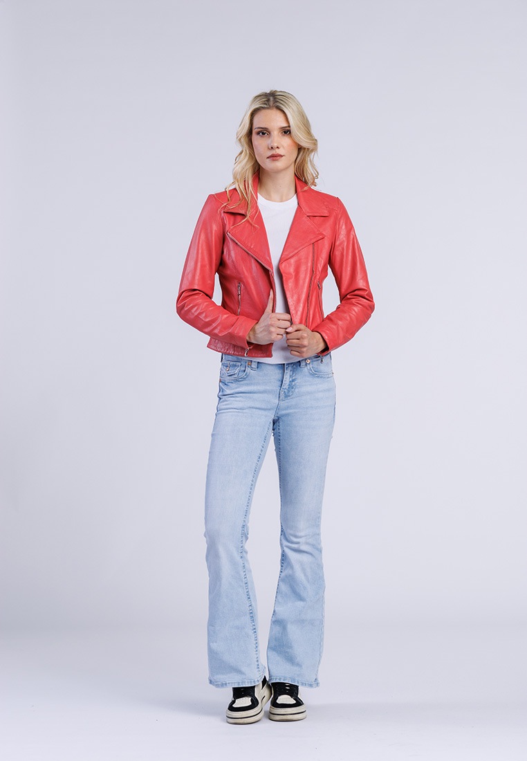 Freaky Nation Lederjacke "Bikerjacket-FN" günstig online kaufen