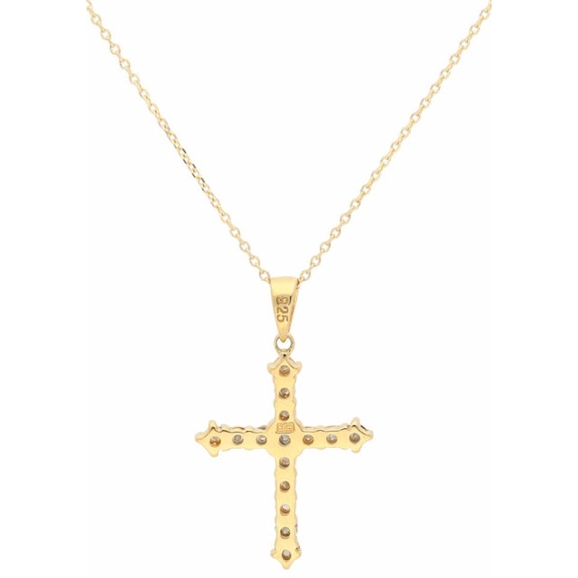 Firetti Kreuzkette »Schmuck Geschenk, Kreuz glitzernd«, mit Diamanten für  bestellen | BAUR