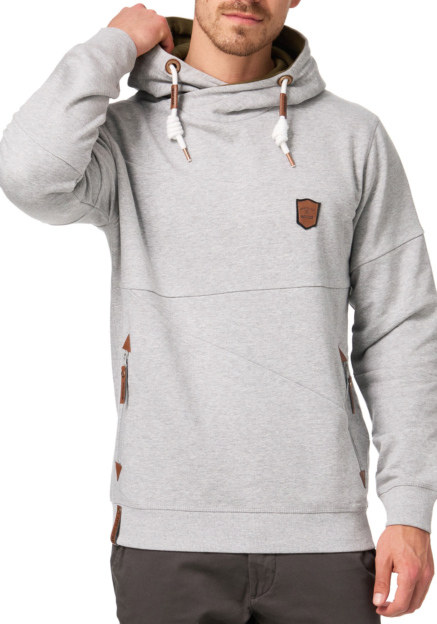 Indicode Kapuzensweatshirt "INAix" günstig online kaufen