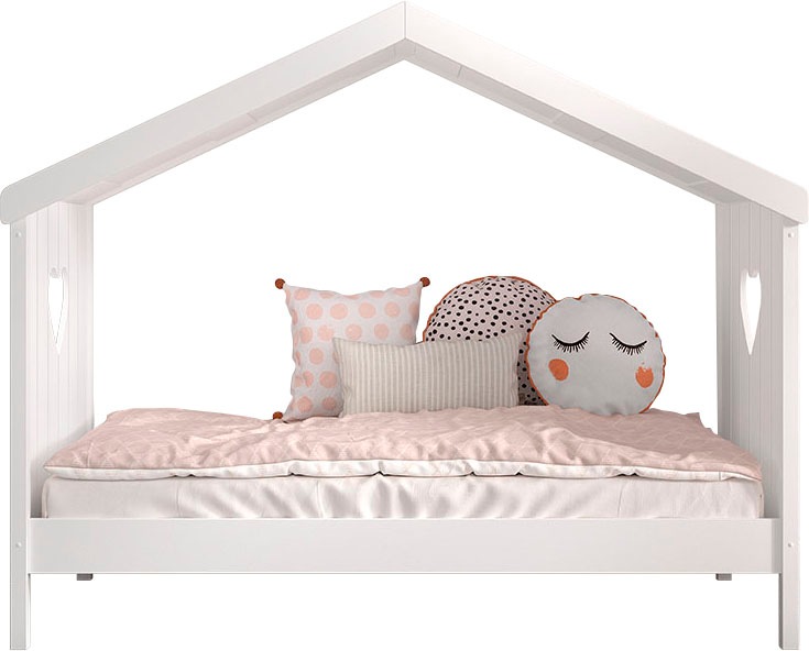 Vipack Hausbett »Amori«, (Made in Europe), Liegefläche 90 x 200 cm, wahlweise mit und ohne Rückwandpaneel