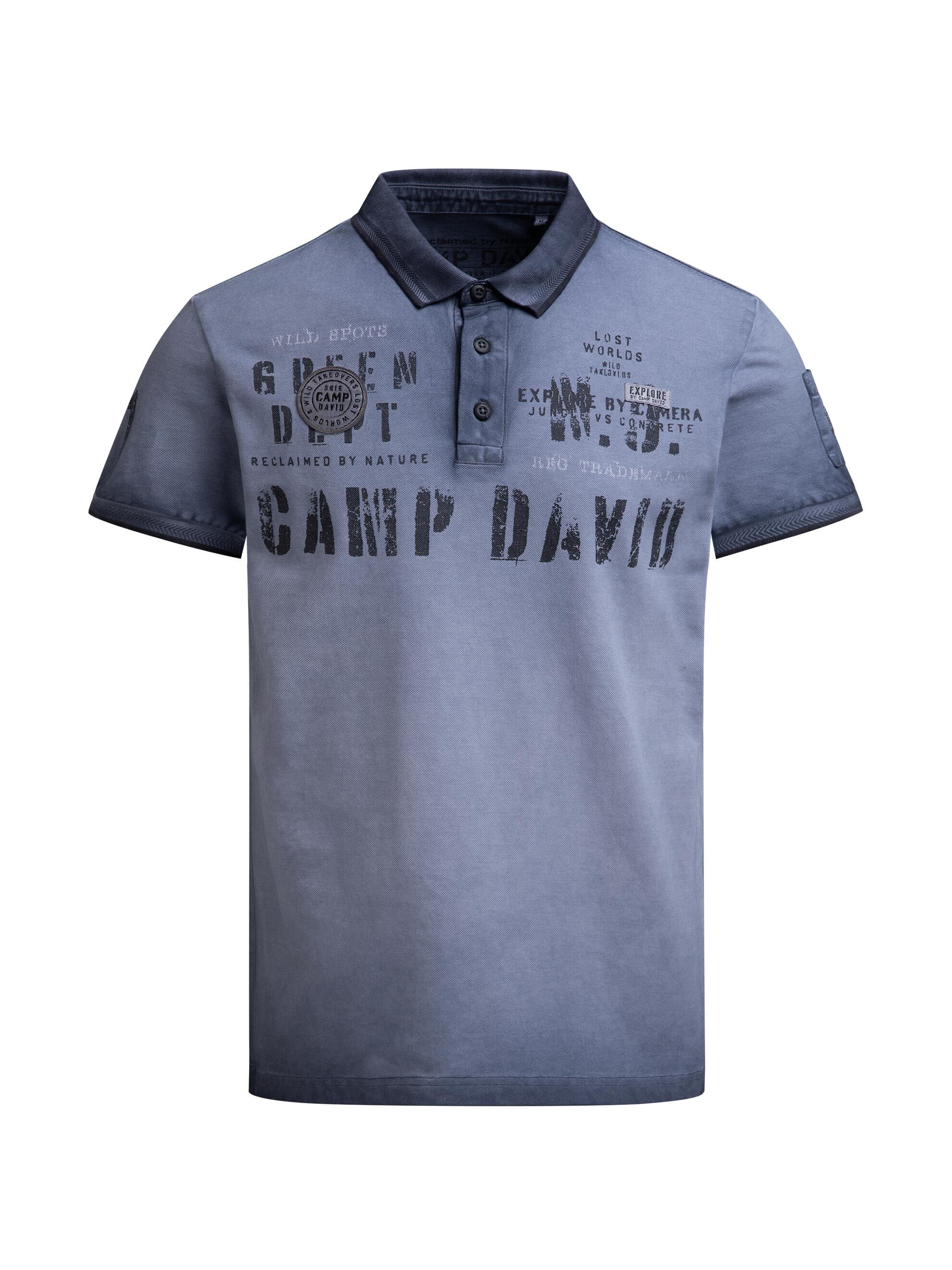 CAMP DAVID Poloshirt aus Baumwolle
