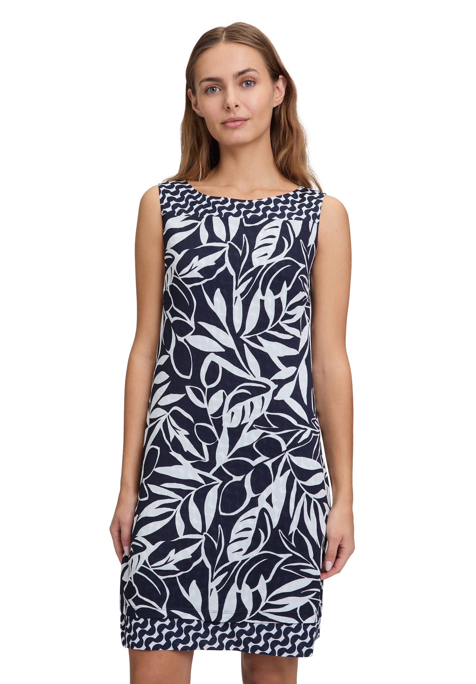 Betty Barclay Jerseykleid "Damen ohne Arm" Ohne Tasche Druck günstig online kaufen