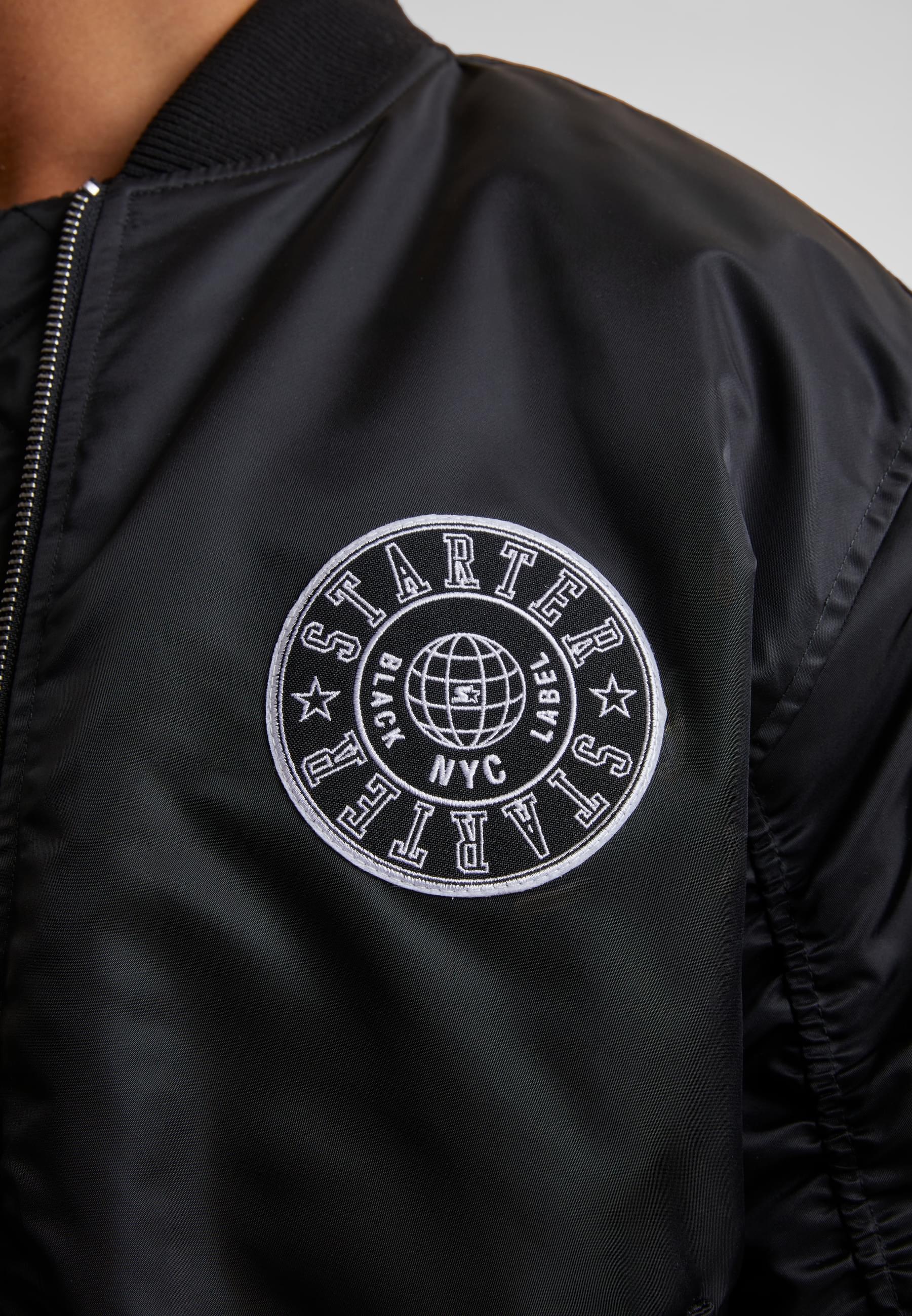 Starter Black Label Bomberjacke »Starter Black Label Starter Patch Bomberjacket« 1 Stk. tlg. ohne Kapuze