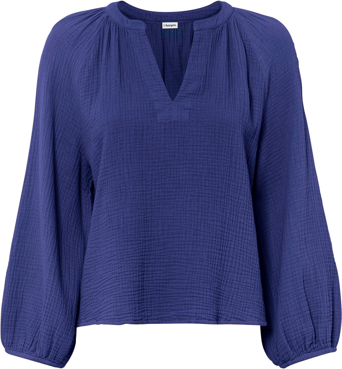 Bonprix Oversize Muslin Shirt Blouse Purple 48 6