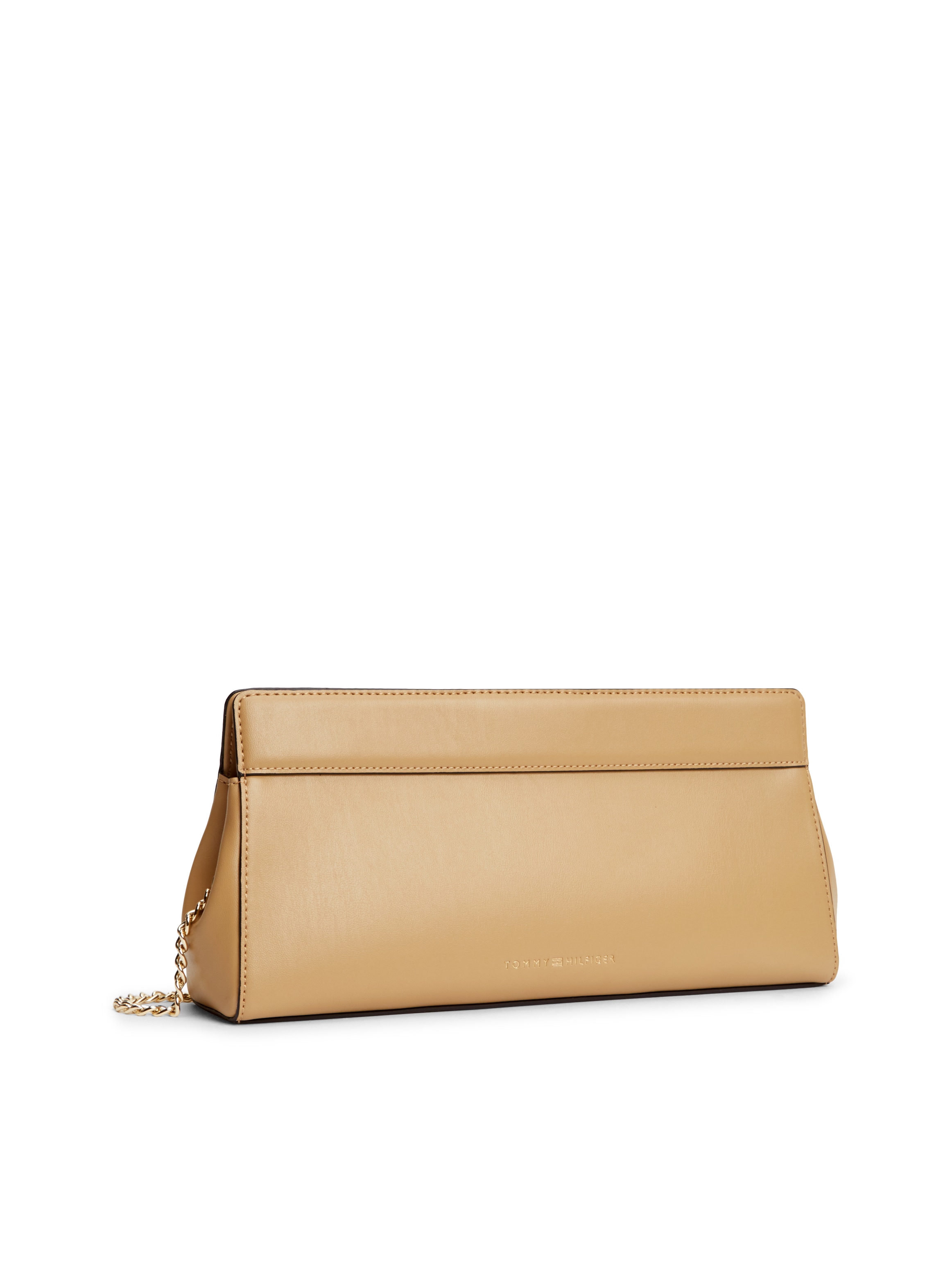 Tommy Hilfiger Clutch »TH MODERN CLUTCH« Damen Umhängetasche, Handtasche mit goldfarberem Umhängeriemen