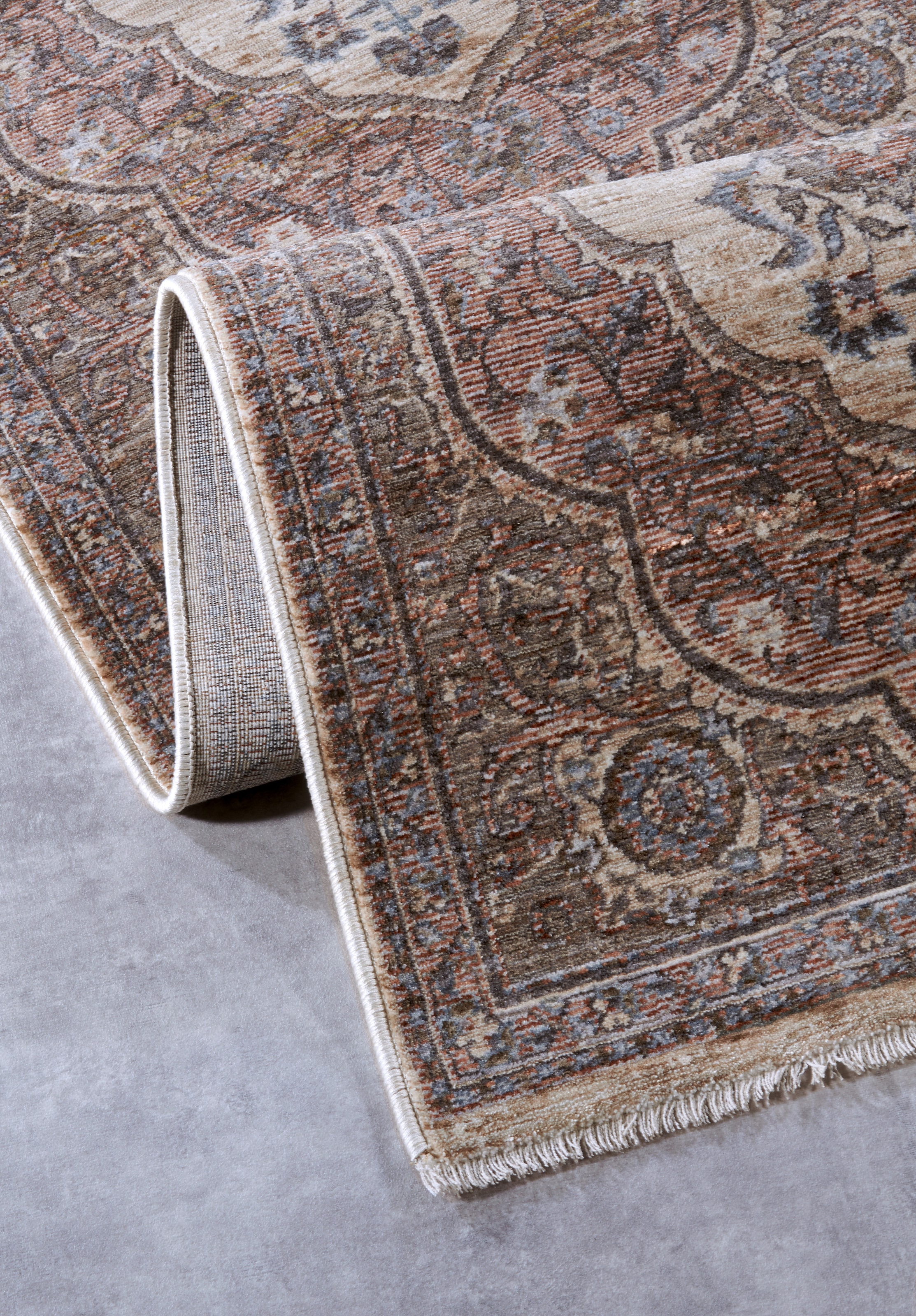 Villeroy & Boch Teppich »Renata«, rechteckig, 7 mm Höhe, Läufer, Orientalisch, Fransen, Wohnzimmer, Schlafzimmer, Vintage