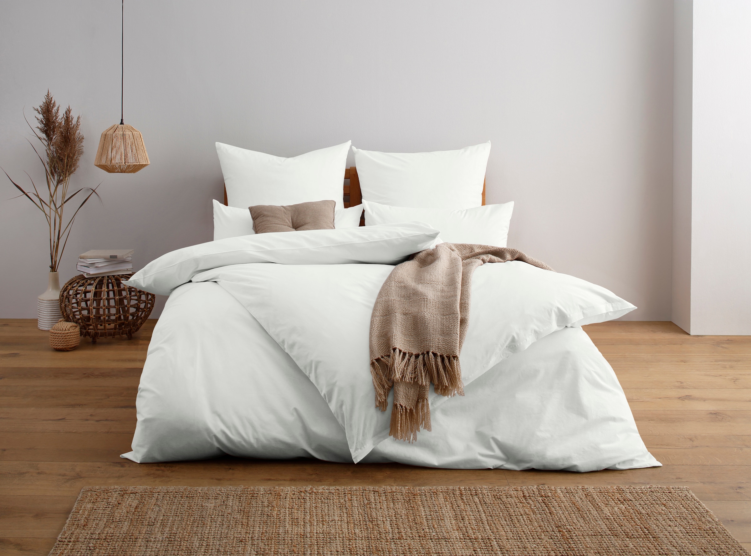 Home affaire Bettwäsche "Luisa" 2 Stk. tlg. NEUHEIT: 100% Baumwolle, ab Gr. günstig online kaufen