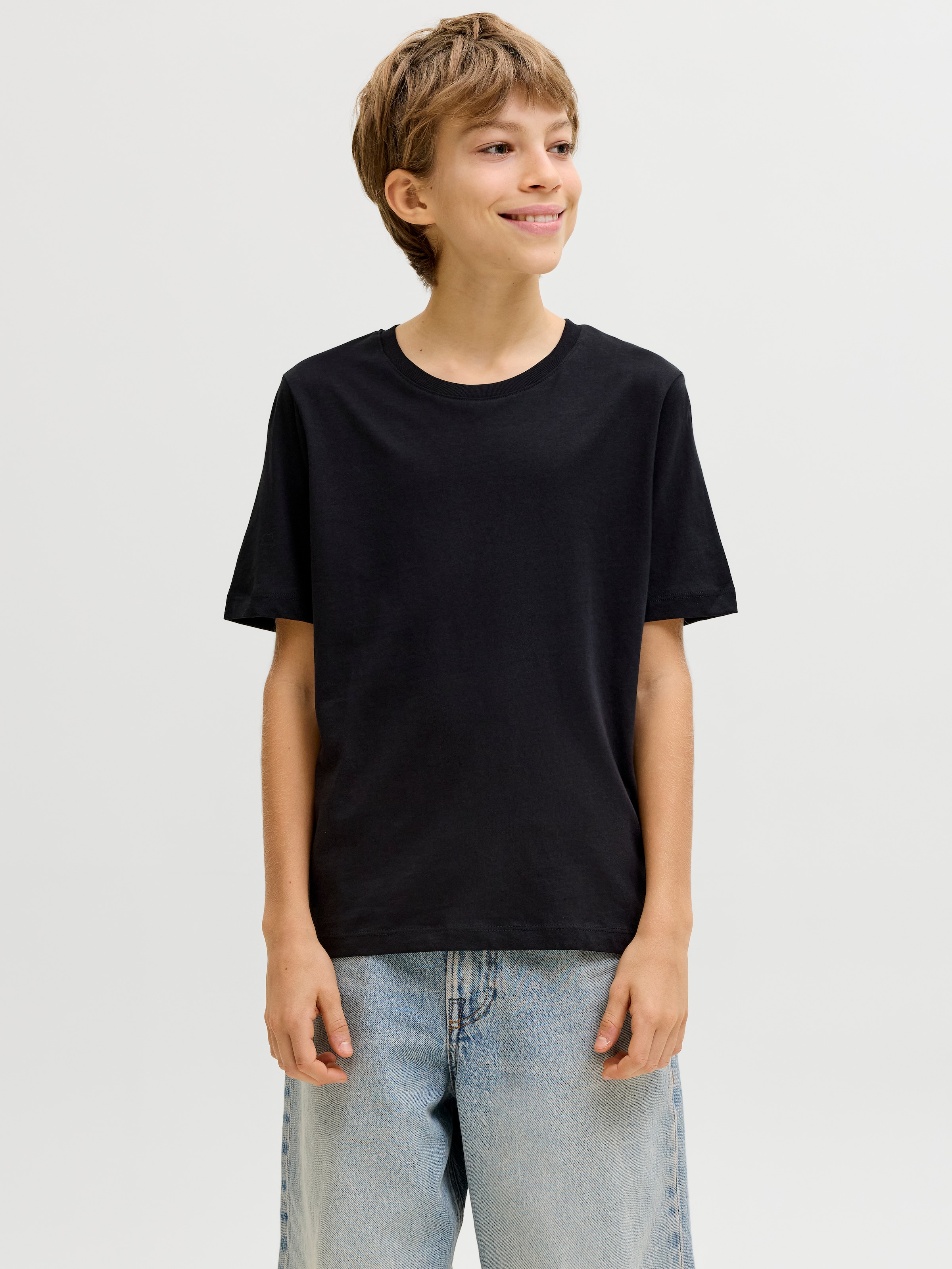 Jack & Jones Junior T-Shirt »JJEORGANIC BASIC TEE SS 3PK MP NOOS JNR« Packung, 3 tlg.