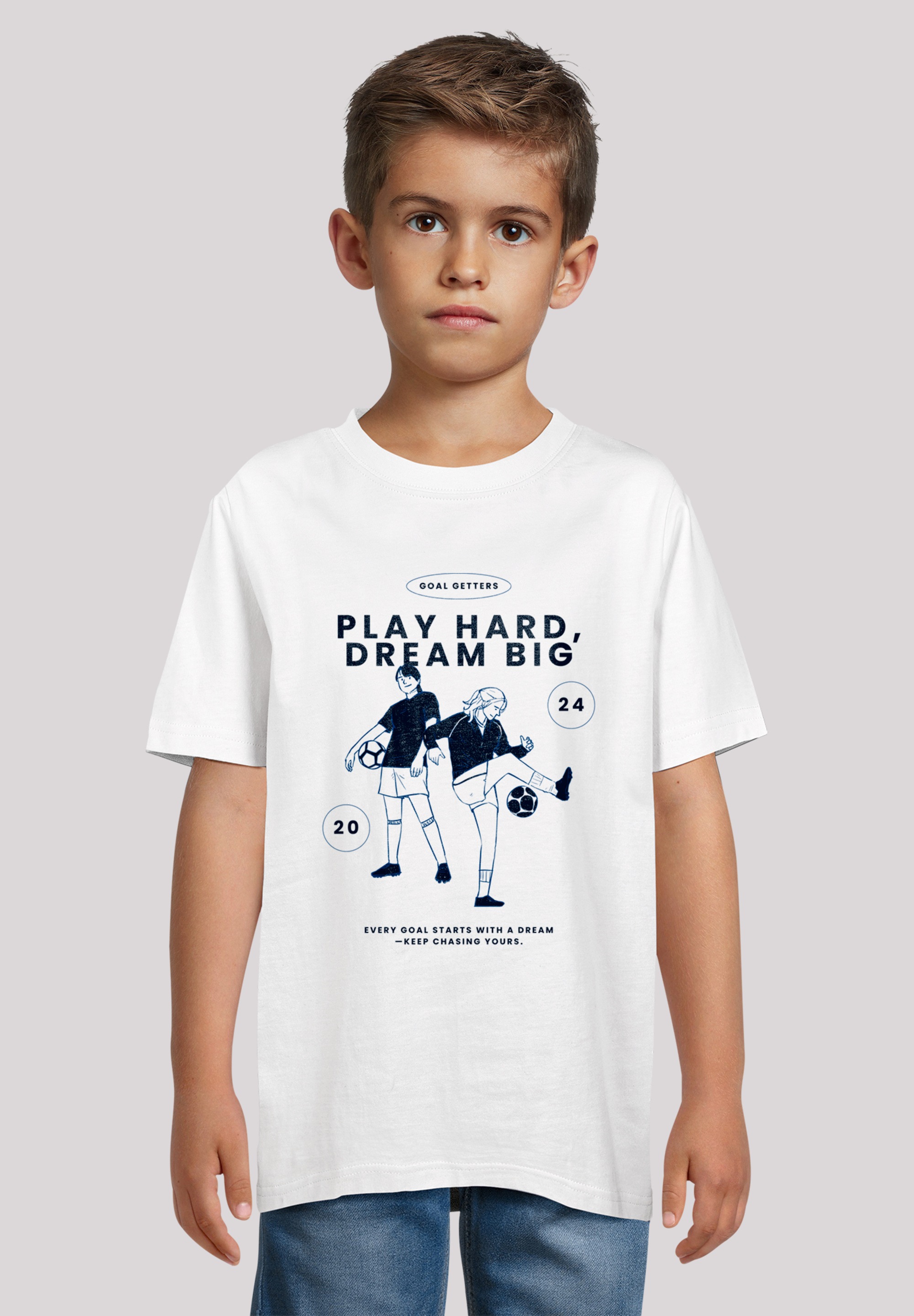 F4NT4STIC Marškinėliai »Play Hard Dream Big Goal...