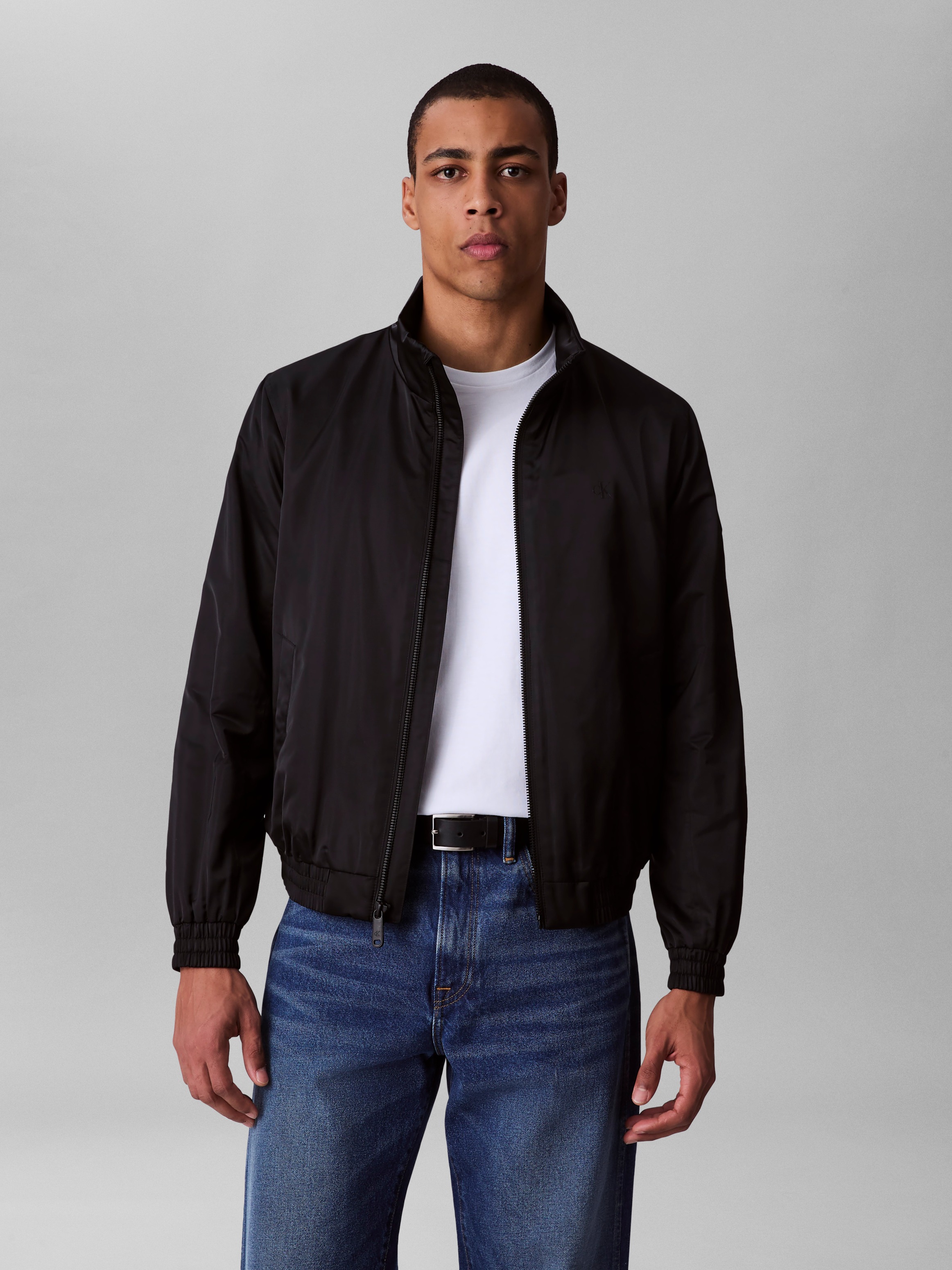 Calvin Klein Jeans Bomberjacke "LS PADDED HARRINGTON JACKET" ohne Kapuze Mi günstig online kaufen