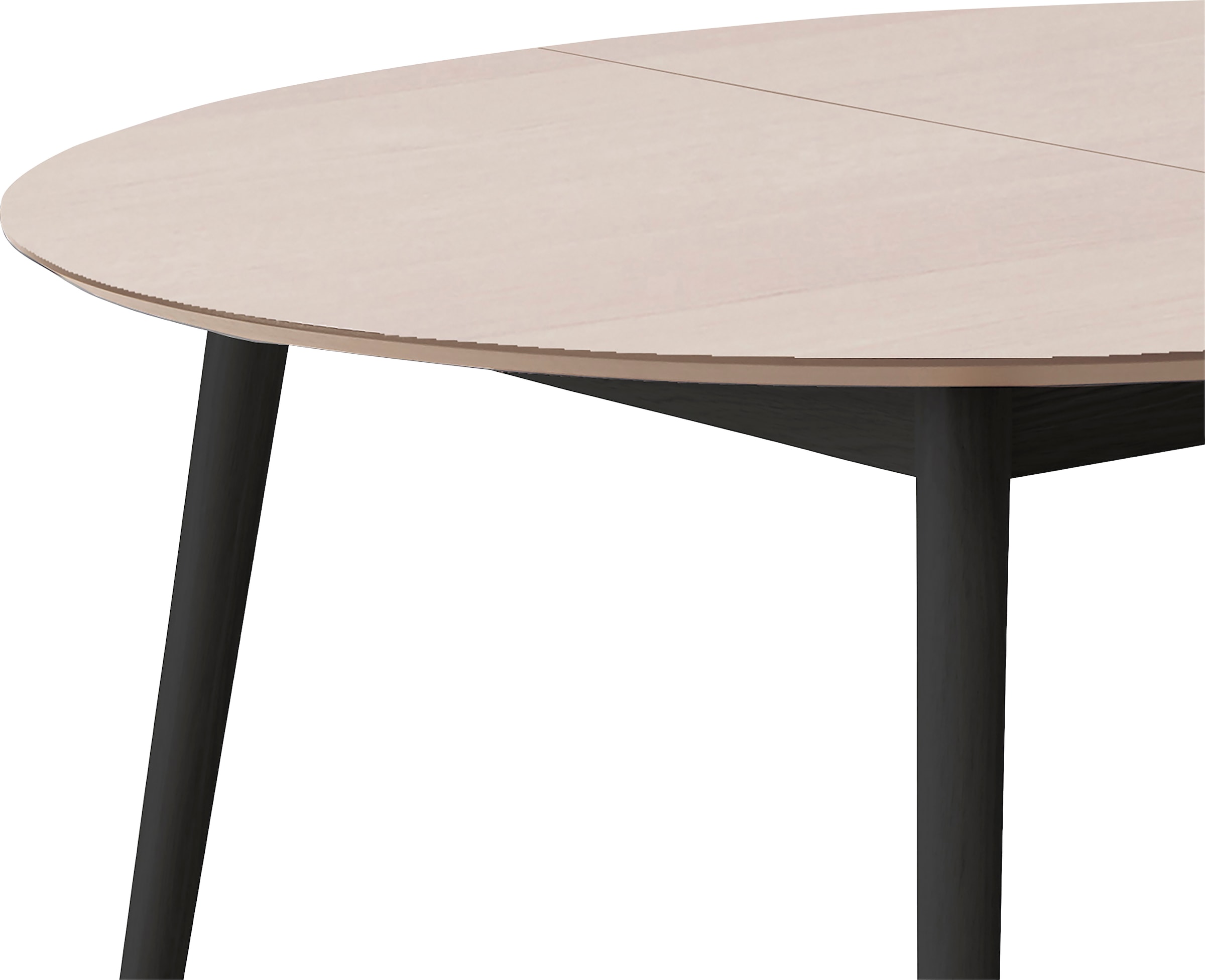 by | runde MDF/Laminat, aus BAUR Furniture Hammel«, cm, bestellen Hammel Massivholzgestell Esstisch »Meza Tischplatte Ø135(231)