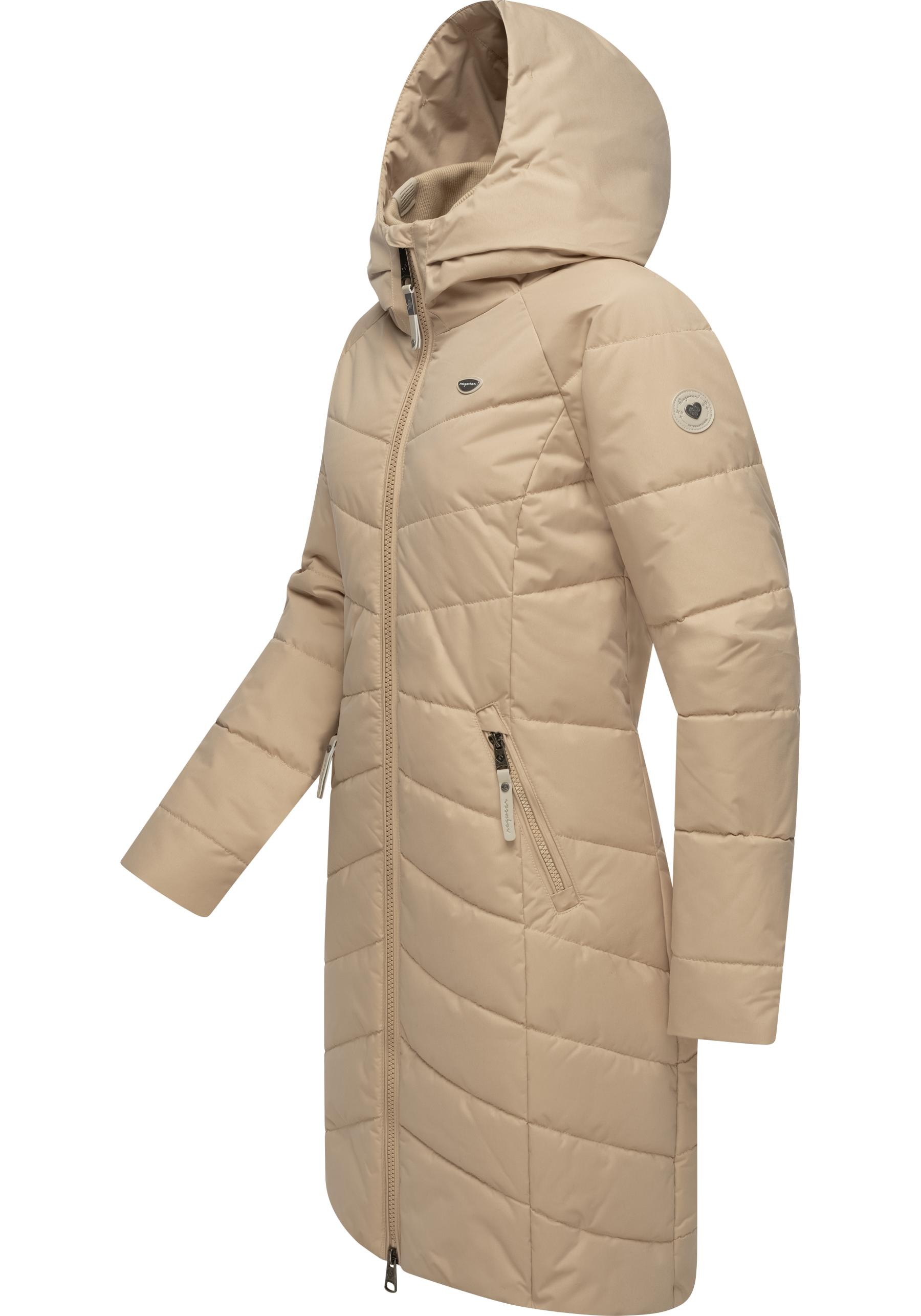 Ragwear Steppmantel »Dizzie Coat«, Wasserdichter Winterparka mit gefütterter Kapuze