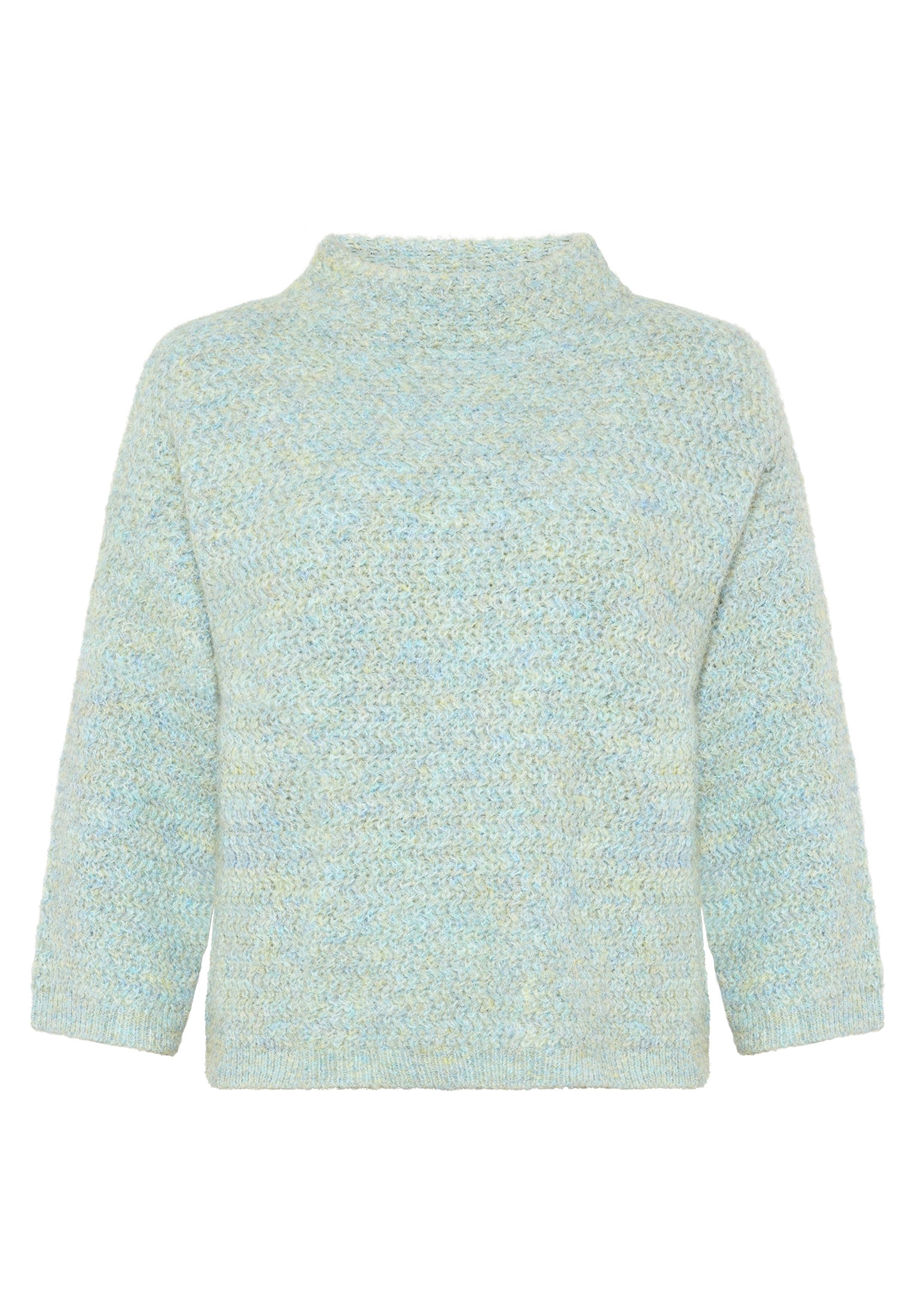 Cartoon Strickpullover "Damen mit Stehkragen" 1 tlg. günstig online kaufen