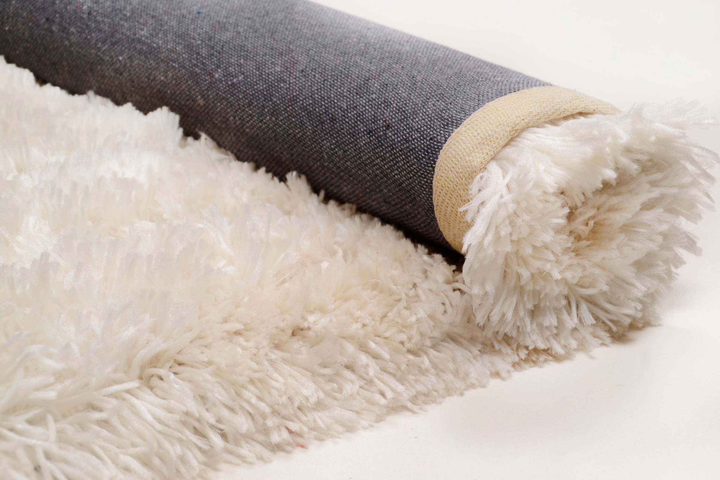 THEKO Hochflor-Teppich »Flokato« rechteckig 60 mm Höhe Uni Farben, handgetuftet, flauschig weich, Wohnzimmer