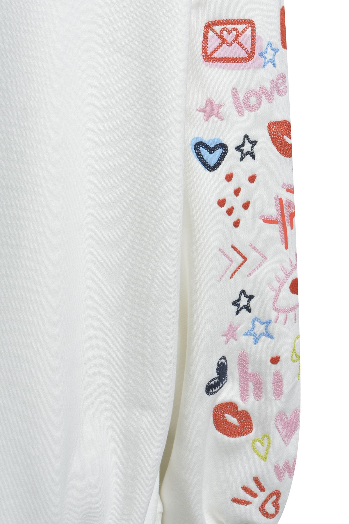 Thumbnail - Smith & Soul Sweatshirt, mit V-Ausschnitt, Oversize, bestickt