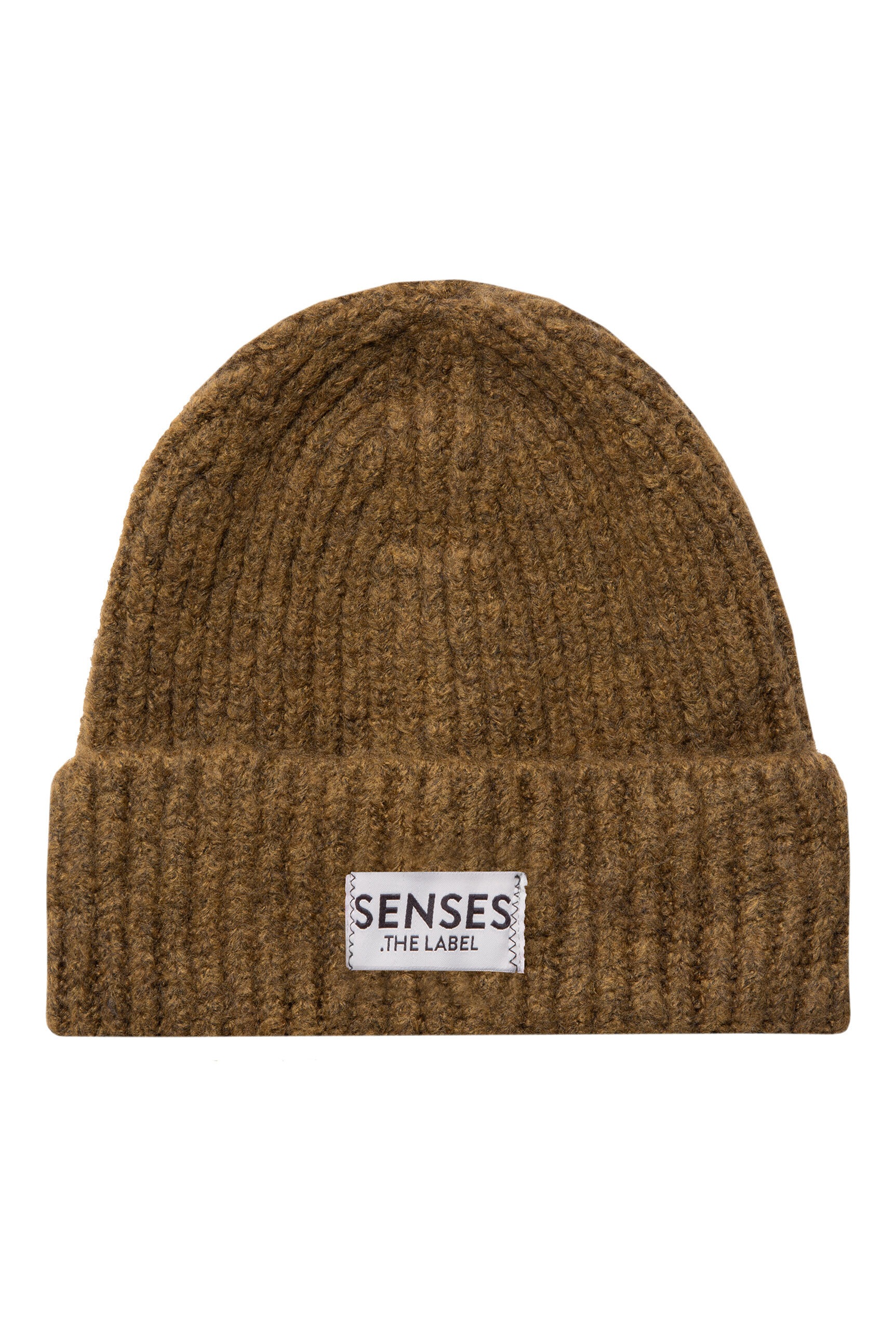 SENSES.THE LABEL Strickmütze mit breitem Umschlag