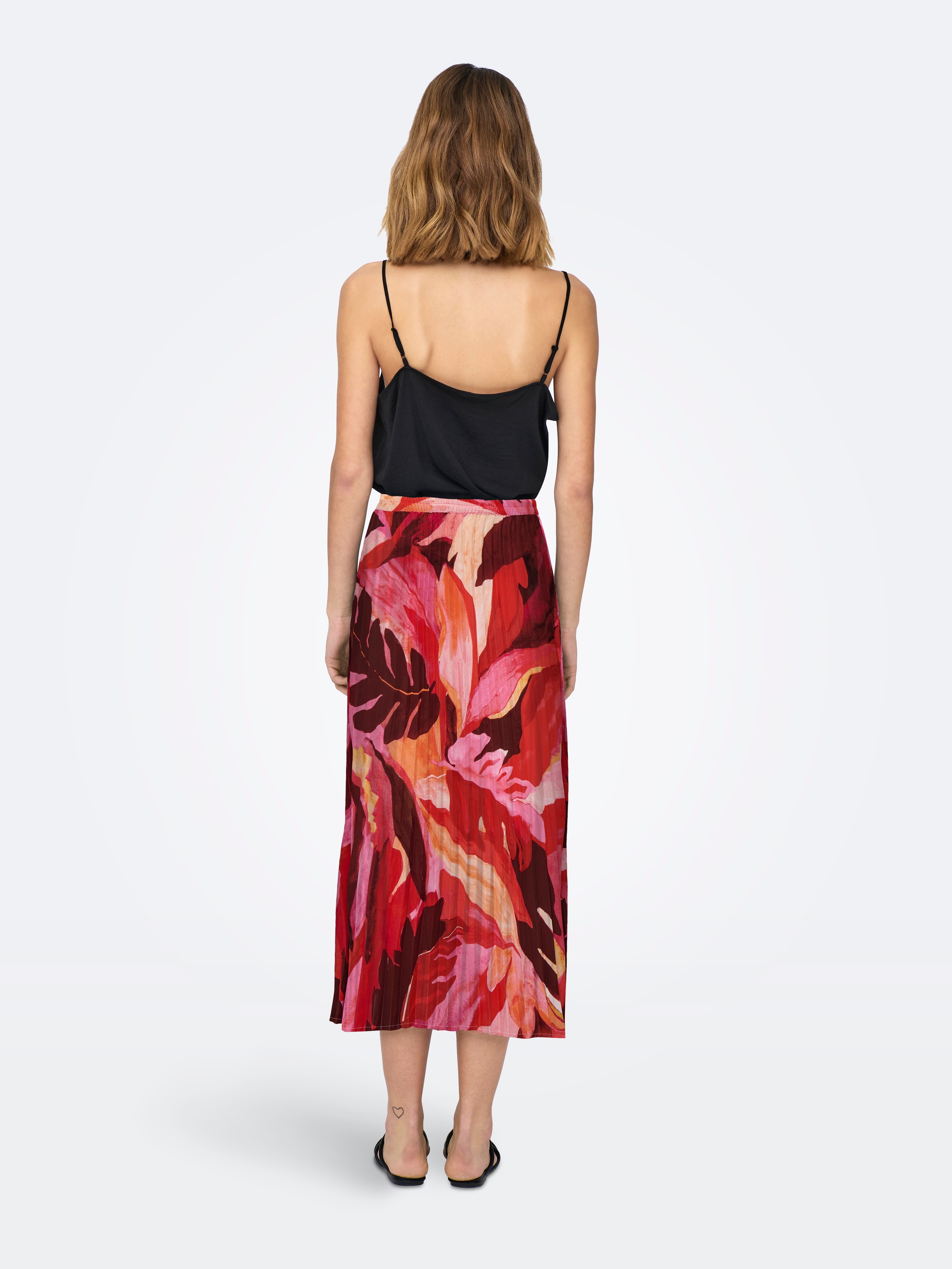 ONLY Plisseerock "ONLALMA LIFE POLY PLISSE SKIRT AOP" günstig online kaufen