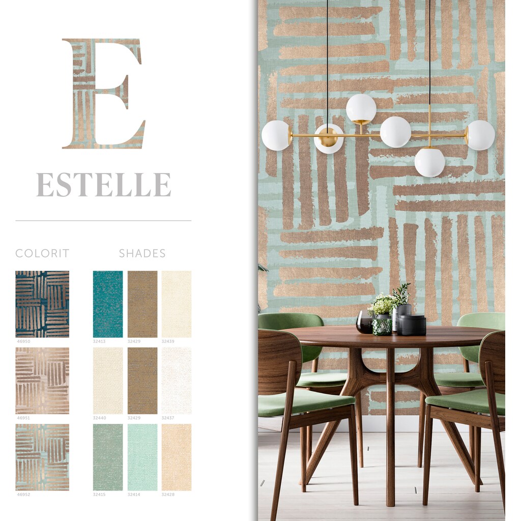 Marburg Fototapete »Estelle«, matt, moderne Vliestapete für Wohnzimmer Schlafzimmer Küche