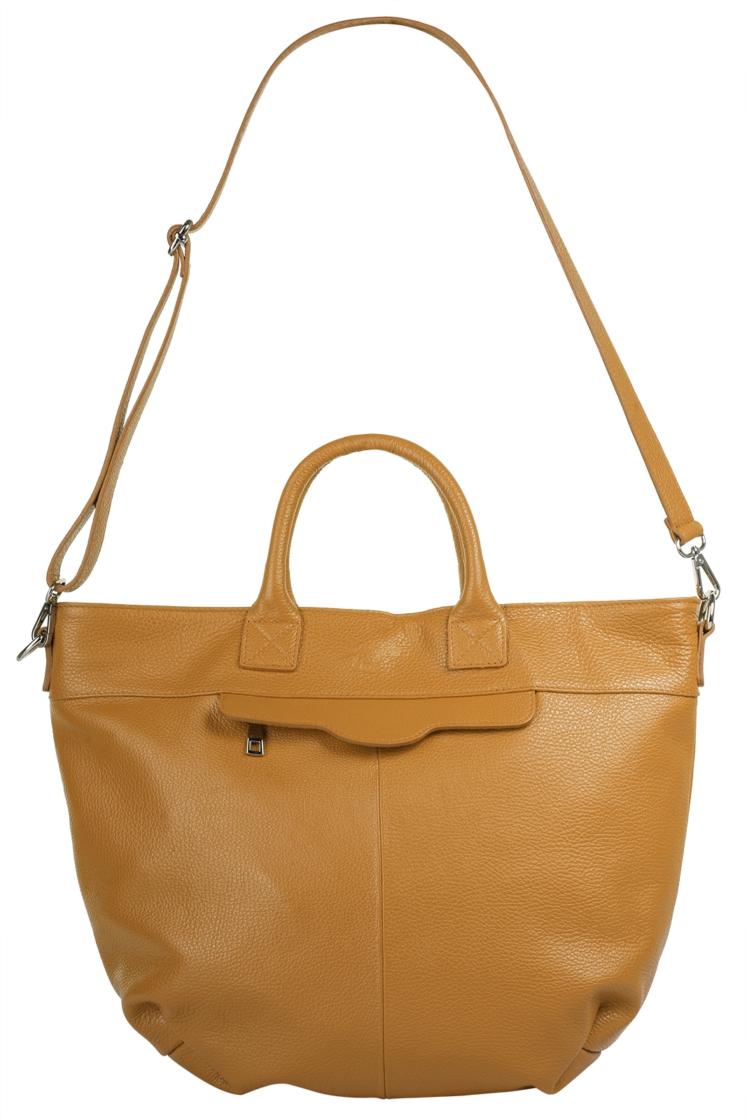Samantha Look Henkeltasche, echt Leder, Made in Italy