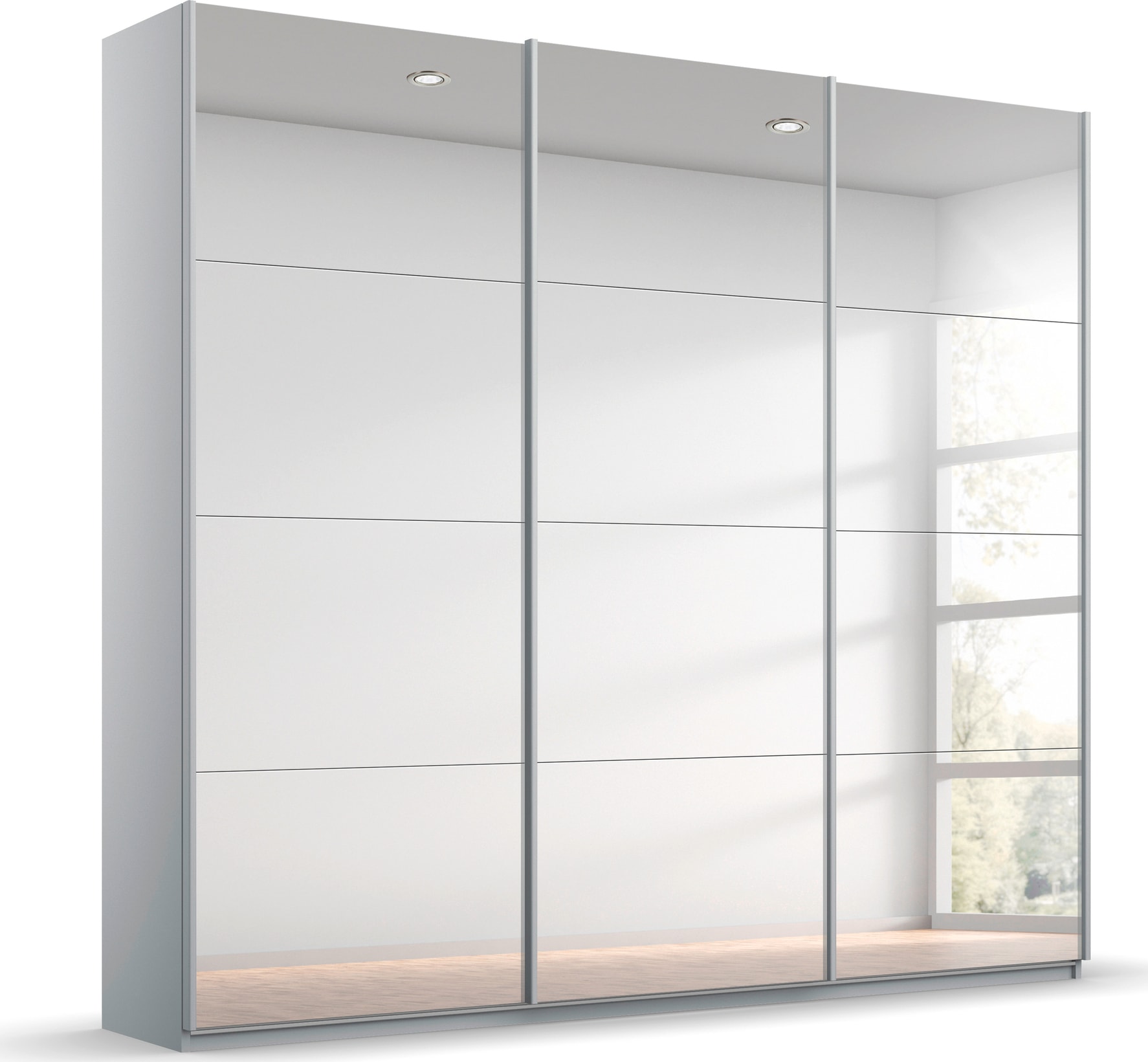 OTTO home Kleiderschrank "Mehrzweckschrank Aktenschrank Möbel Mietswohnung Schlafzimmer ORACLE" Breiten 203/271/315/360 cm Höhen 210/229 cm, inkl. Schubladen-Einsatz und extra Einlegeböden MADE IN GERMANY