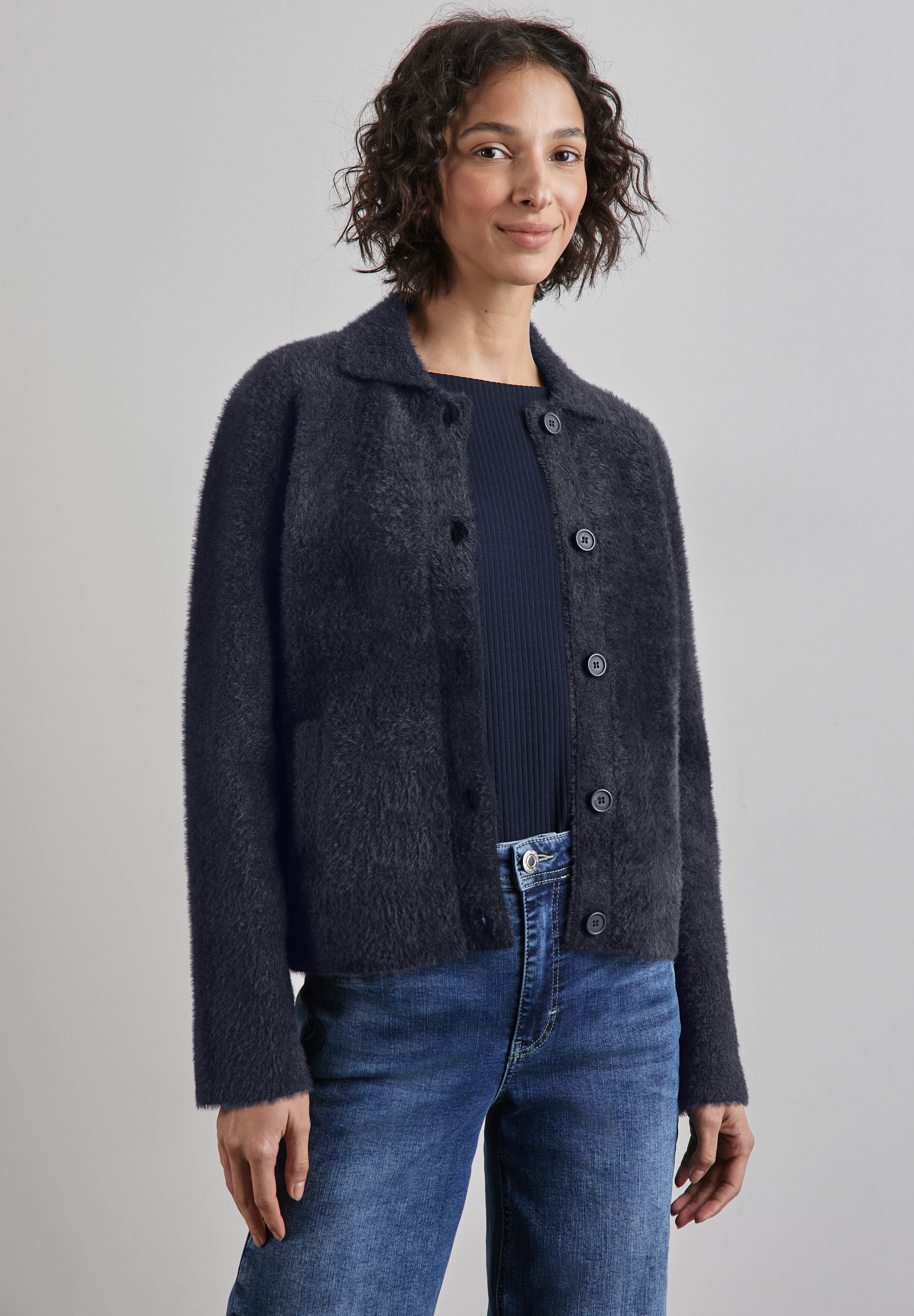 STREET ONE Cardigan, mit Knopfleiste günstig online kaufen