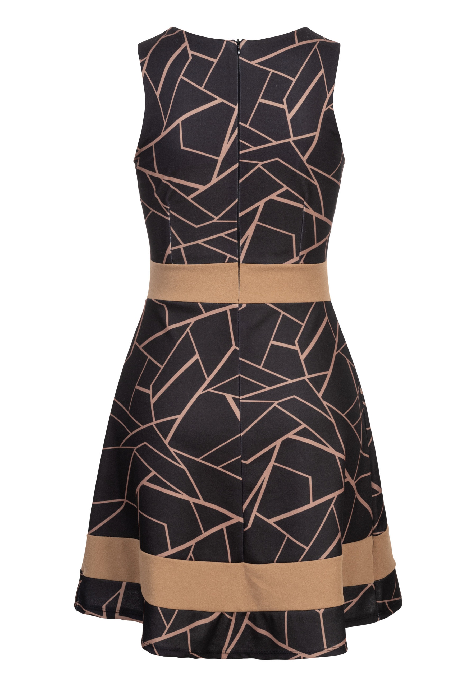 CLOUD 5IVE Shirtkleid »CLOUD 5IVE Dress with Abstract Print and Zipper on the back« 1 Stk. tlg.