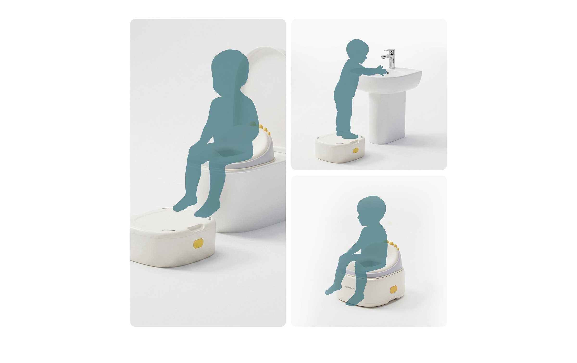 relaxdays Kinder-WC »Abhaltetöpfchen«