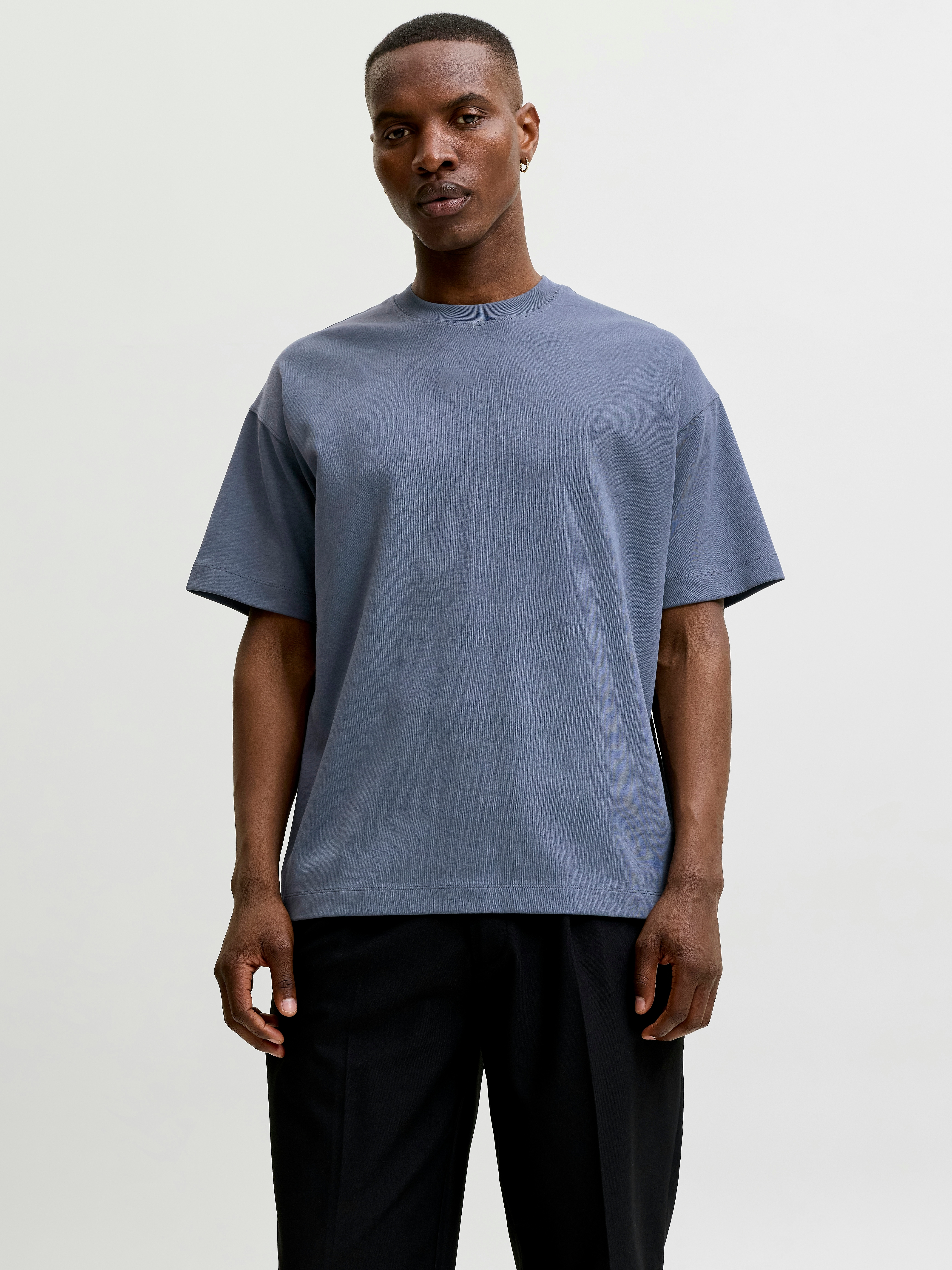 Jack & Jones T-Shirt "JJEBARRON TEE SS O-NECK NOOS" Baumwollmischung, loose fit