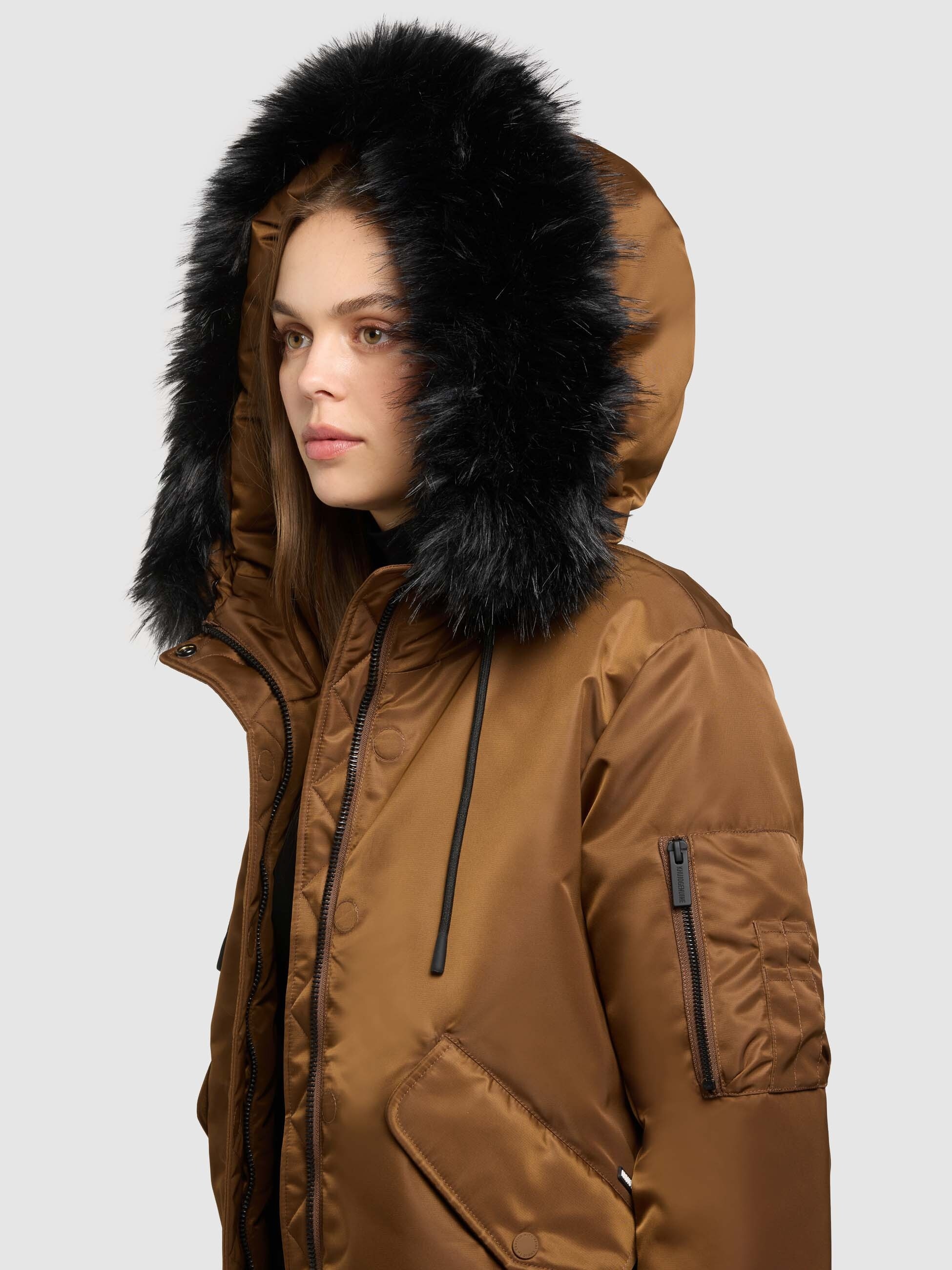 khujo Bomberjacke »TYLA« mit Kapuze