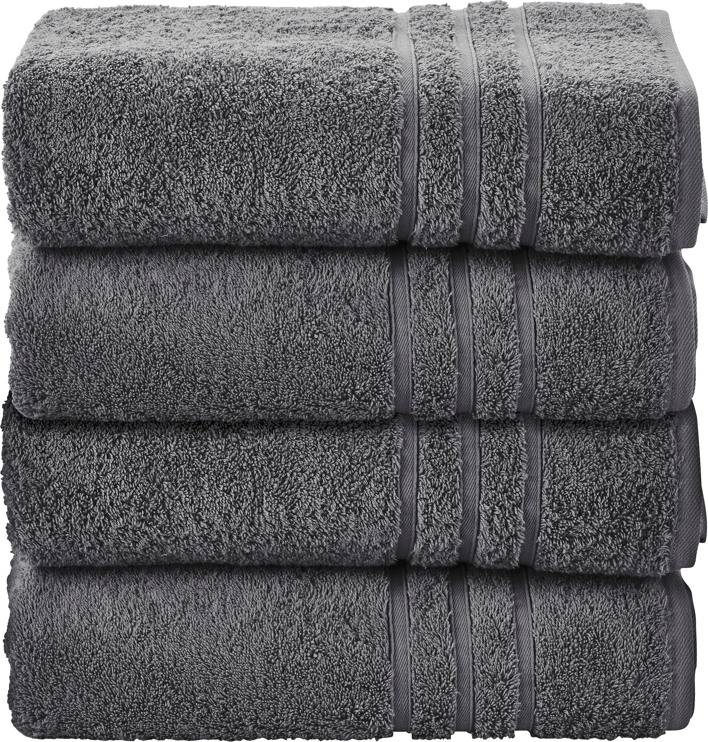 done. Handtuch Set "Daily Uni" Uni Farben, saugfähiges Walkfrottier günstig online kaufen