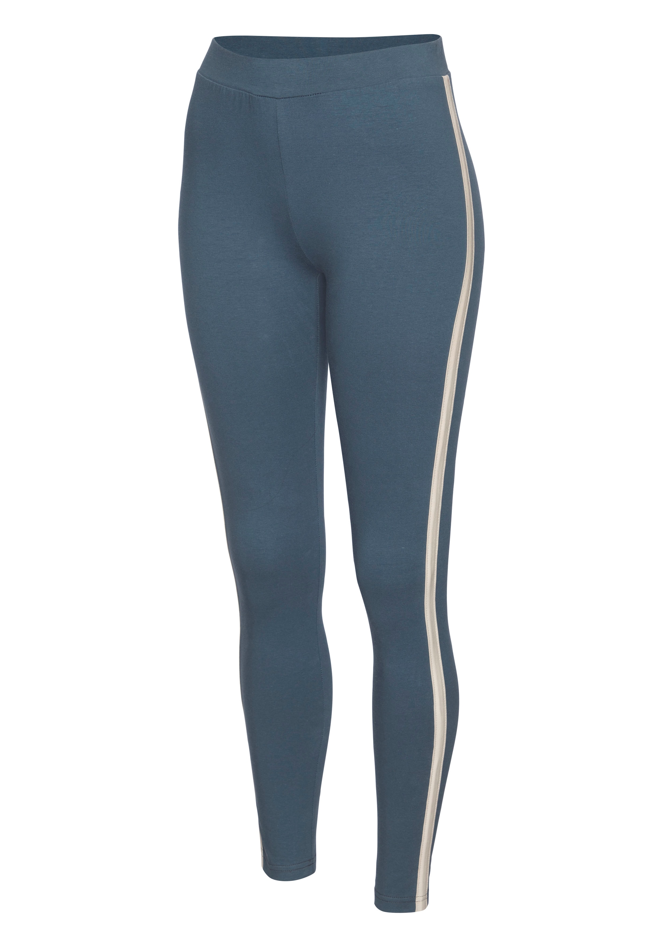H.I.S Leggings, mit schmalen Seitenstreifen