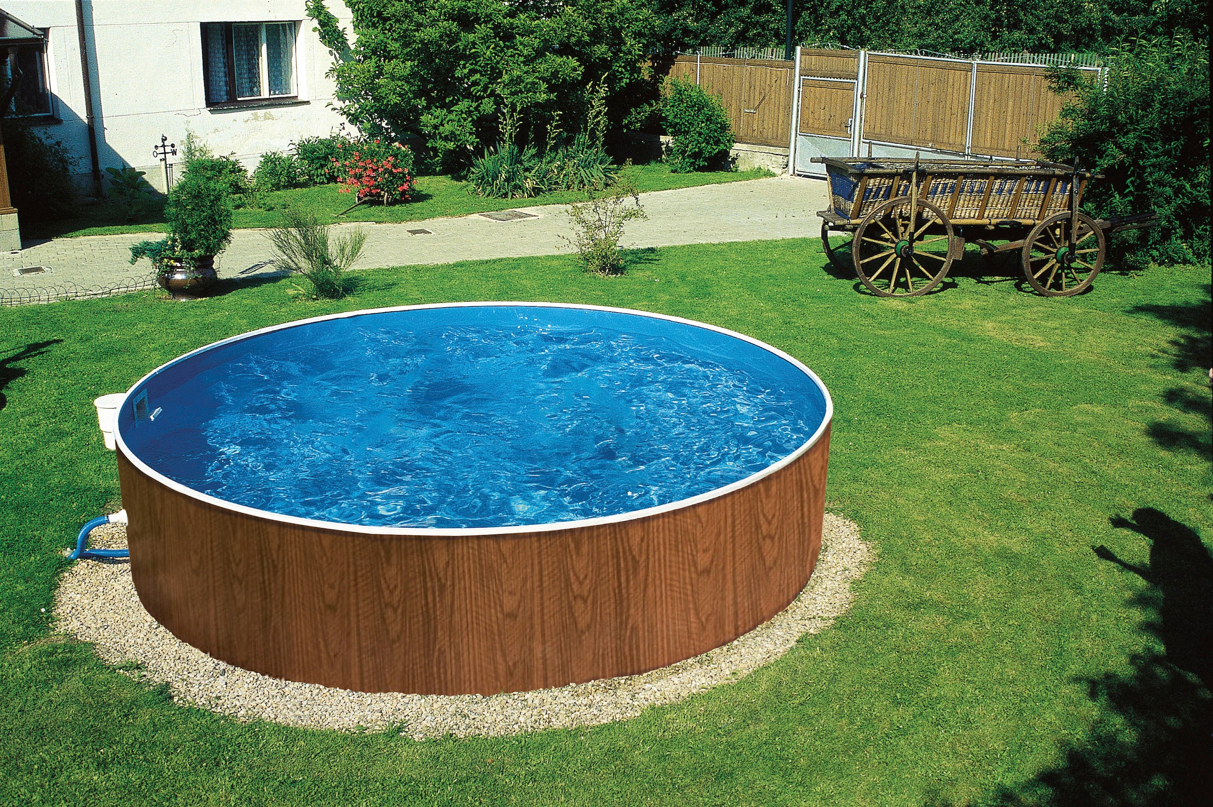 my POOL BWT Rundpool "MAONI", (Set, 5 tlg.), Aufstellpool in Holzoptik in v günstig online kaufen