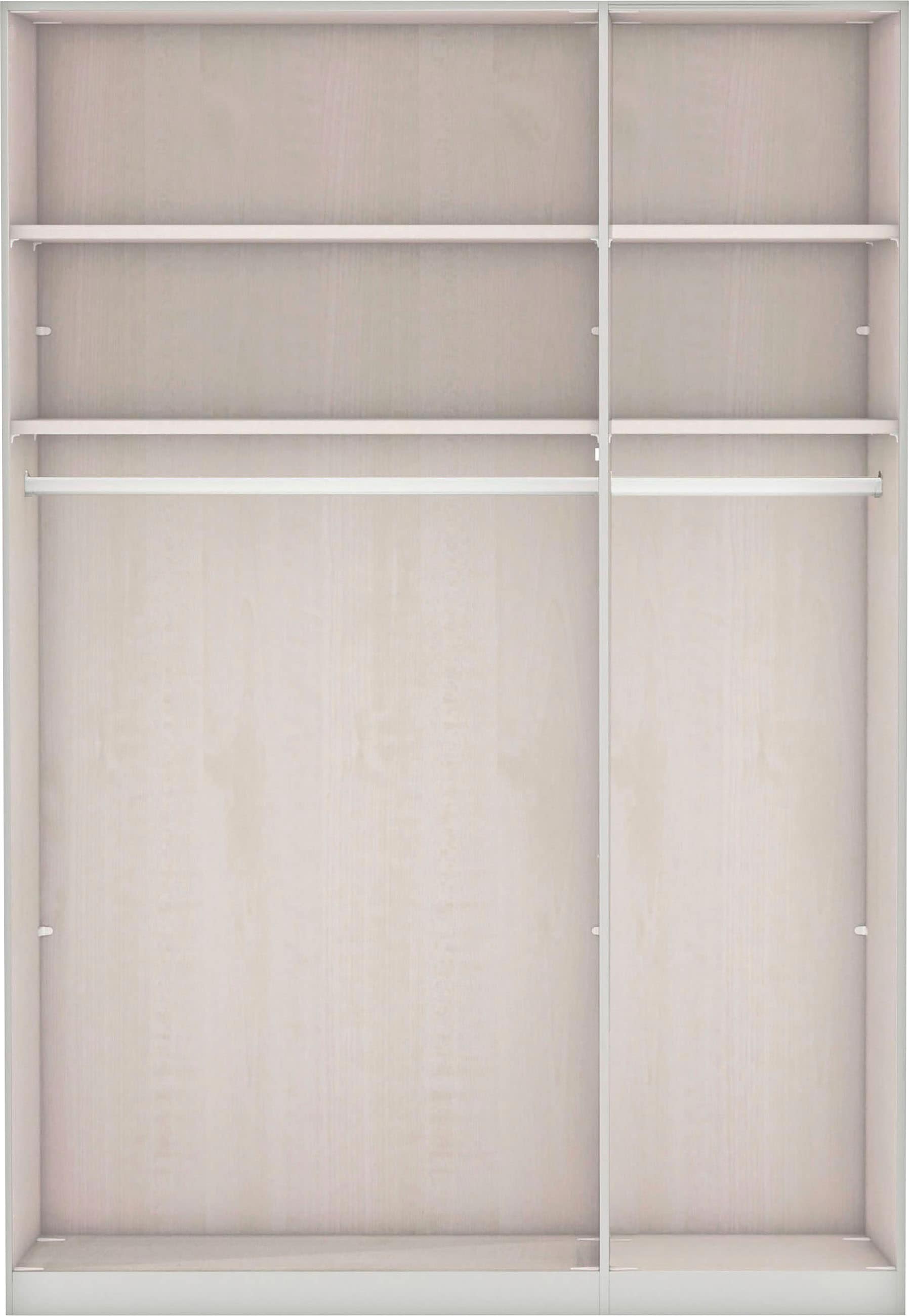 WIEMANN Drehtürenschrank »Göteborg, Kleiderschrank, Schrank, Wäscheschrank«, (4 Breiten, 2 Höhen 216/236 cm auswählbar, MADE IN GERMANY), inkl. Türendämpfung, langlebige Qualität, viel Stauraum