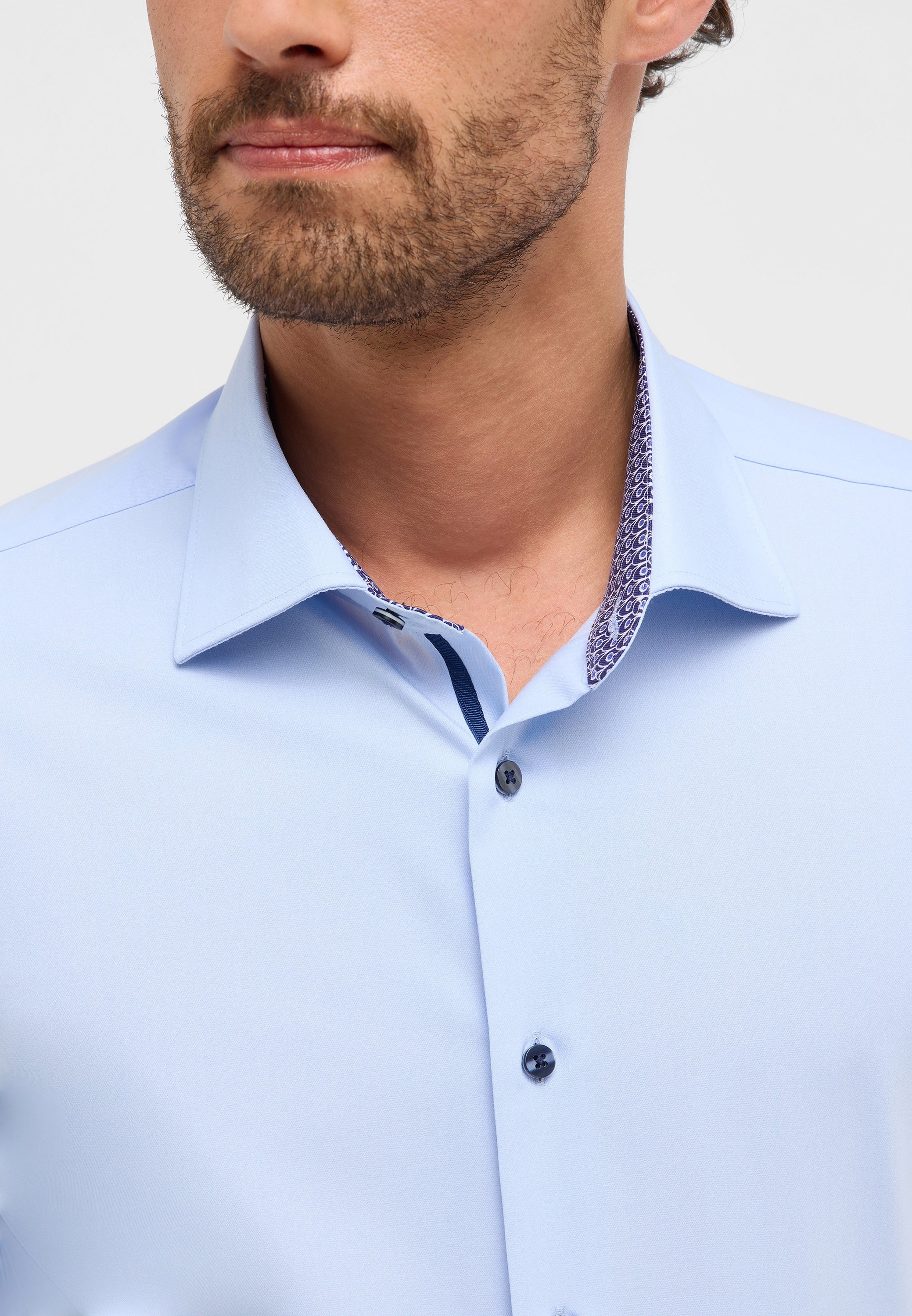 Thumbnail - Eterna Langarmhemd "SLIM FIT", NON IRON (bügelfrei)