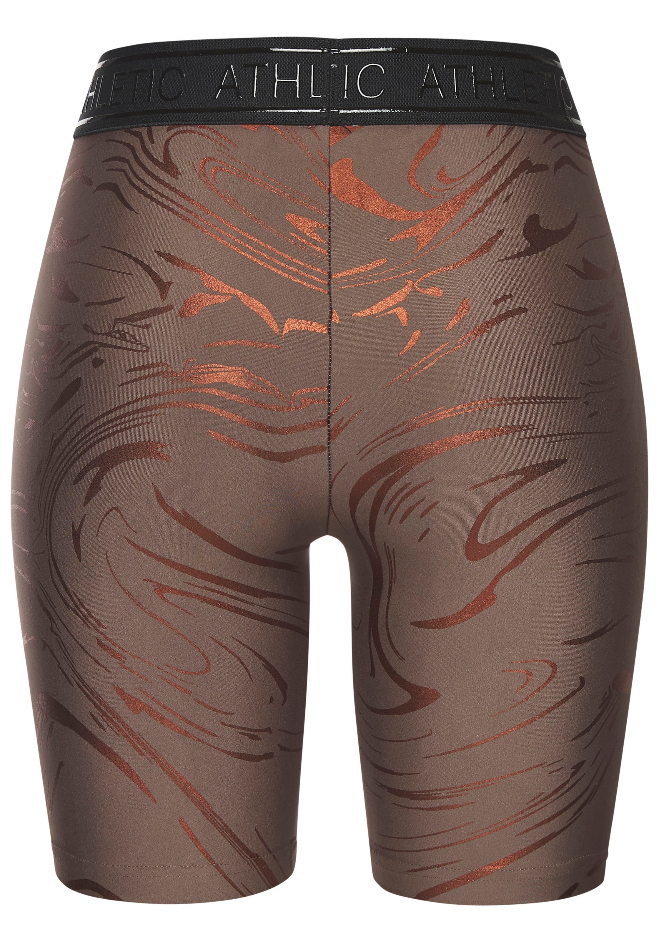 LASCANA ACTIVE Women's Shorts Brown Copper XL 3