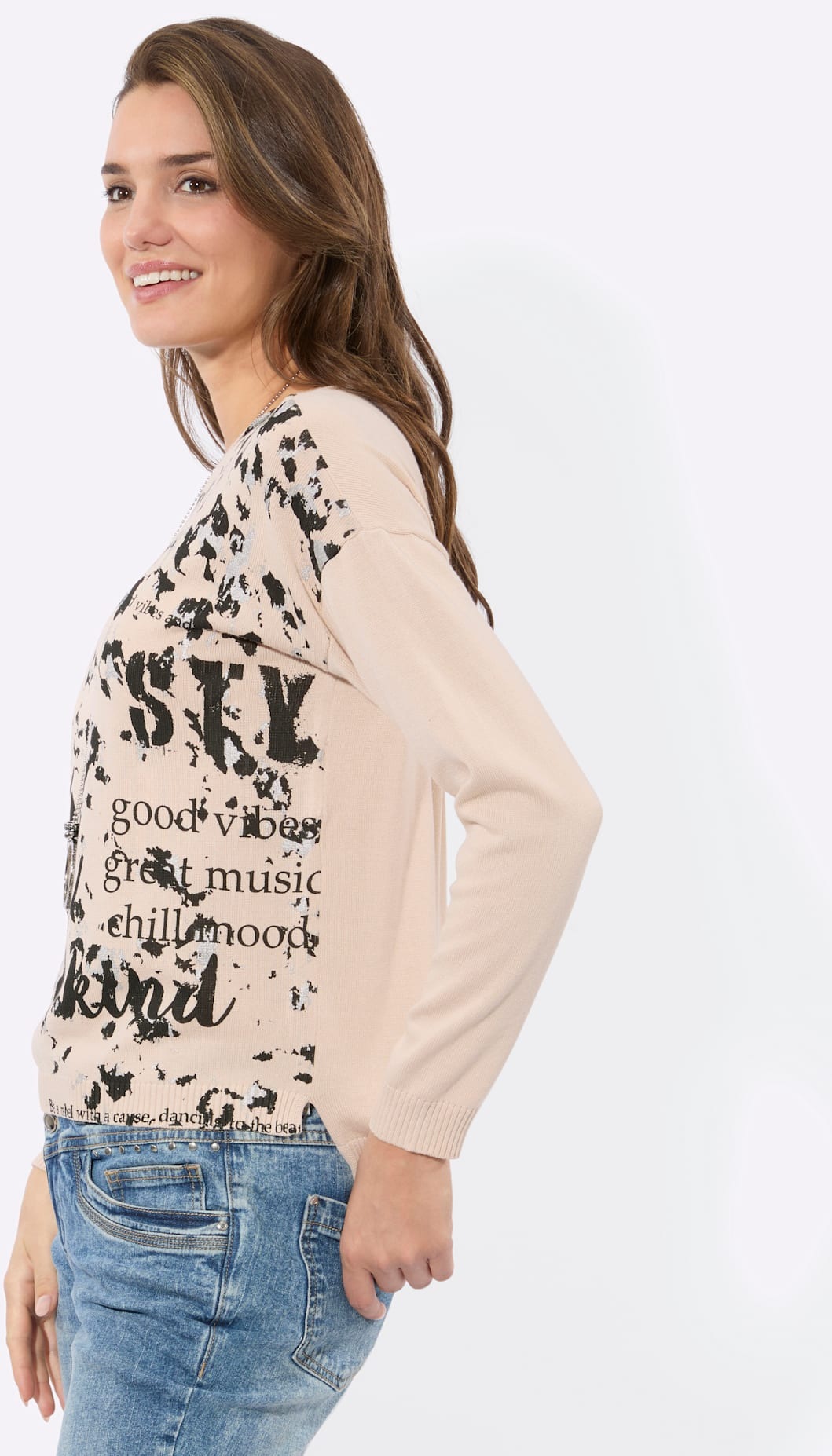 Inspirationen Strickpullover »Langarm-Pullover«