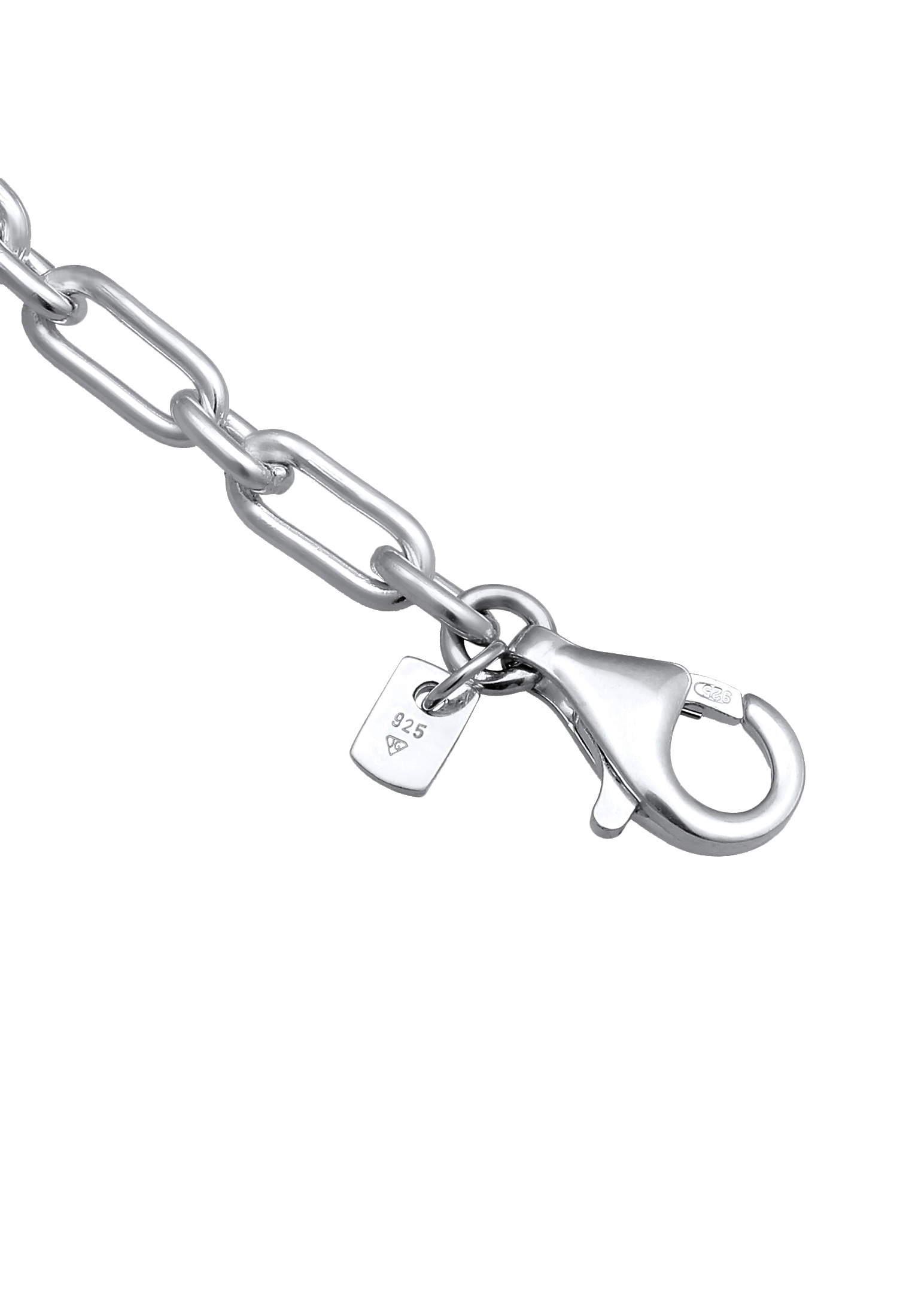 Kuzzoi Silberkette »Halskette Gliederkette Oval Modern 925 Sterling Silver«