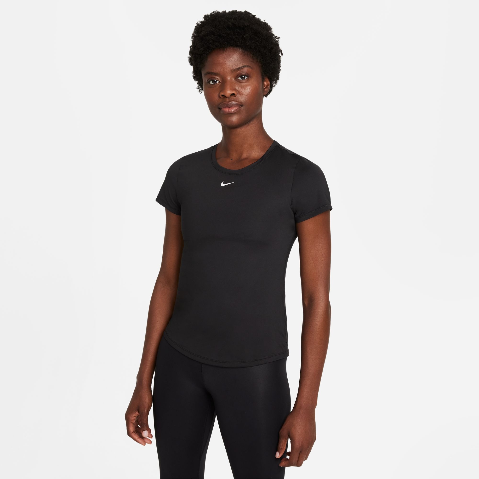 Nike Trainingsshirt "DRI-FIT ONE WOMENS SLIM FIT SHORT-SLEEVE TOP"