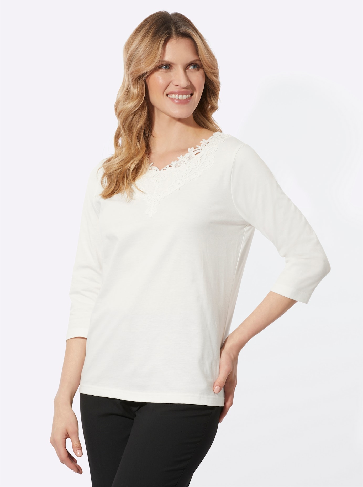 Classic Basics 3/4-Arm-Shirt "3/4-Arm-Shirt", 1 Stk. günstig online kaufen